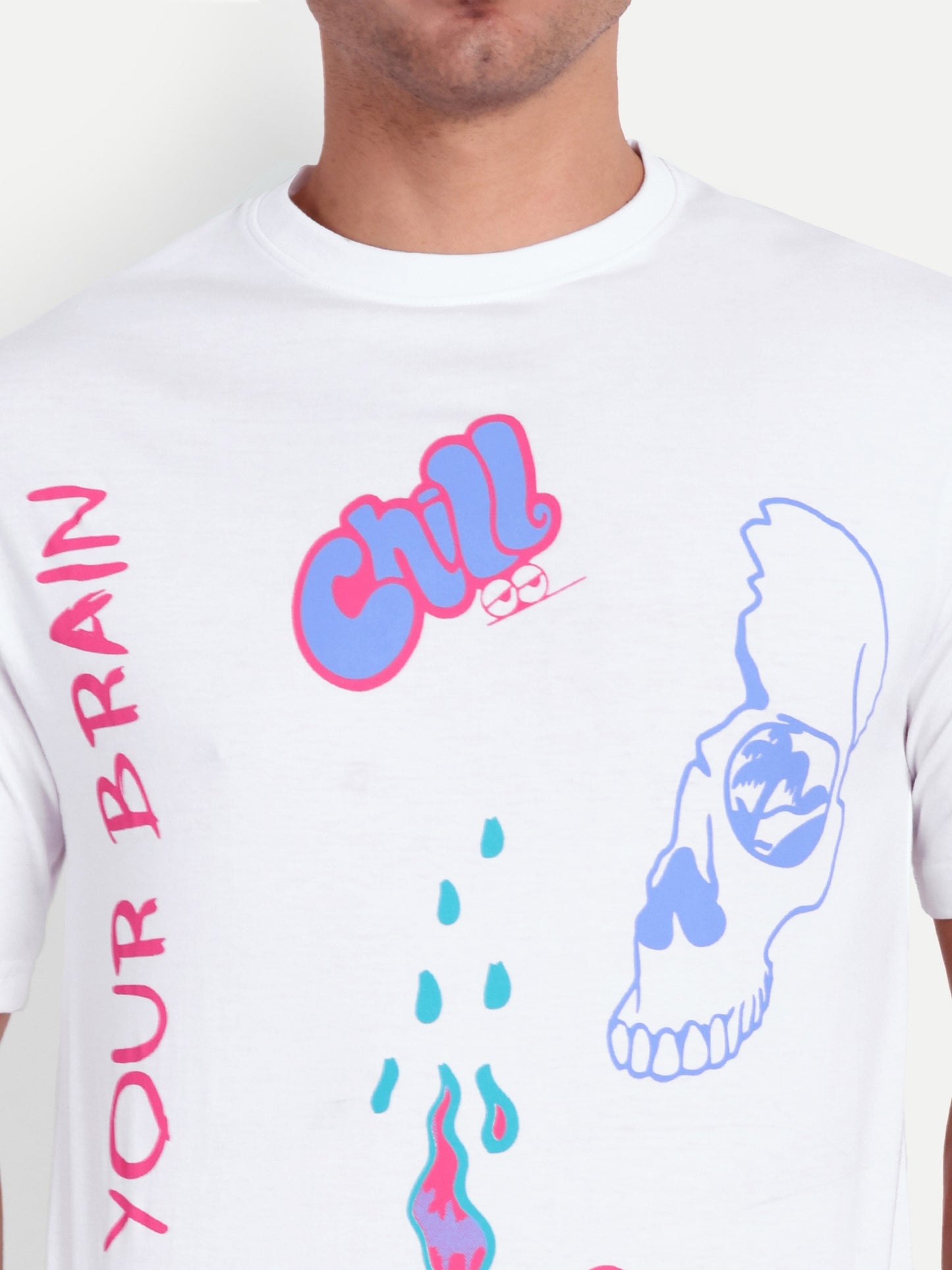 Men's Cotton White Regular T-Shirts - Reprise