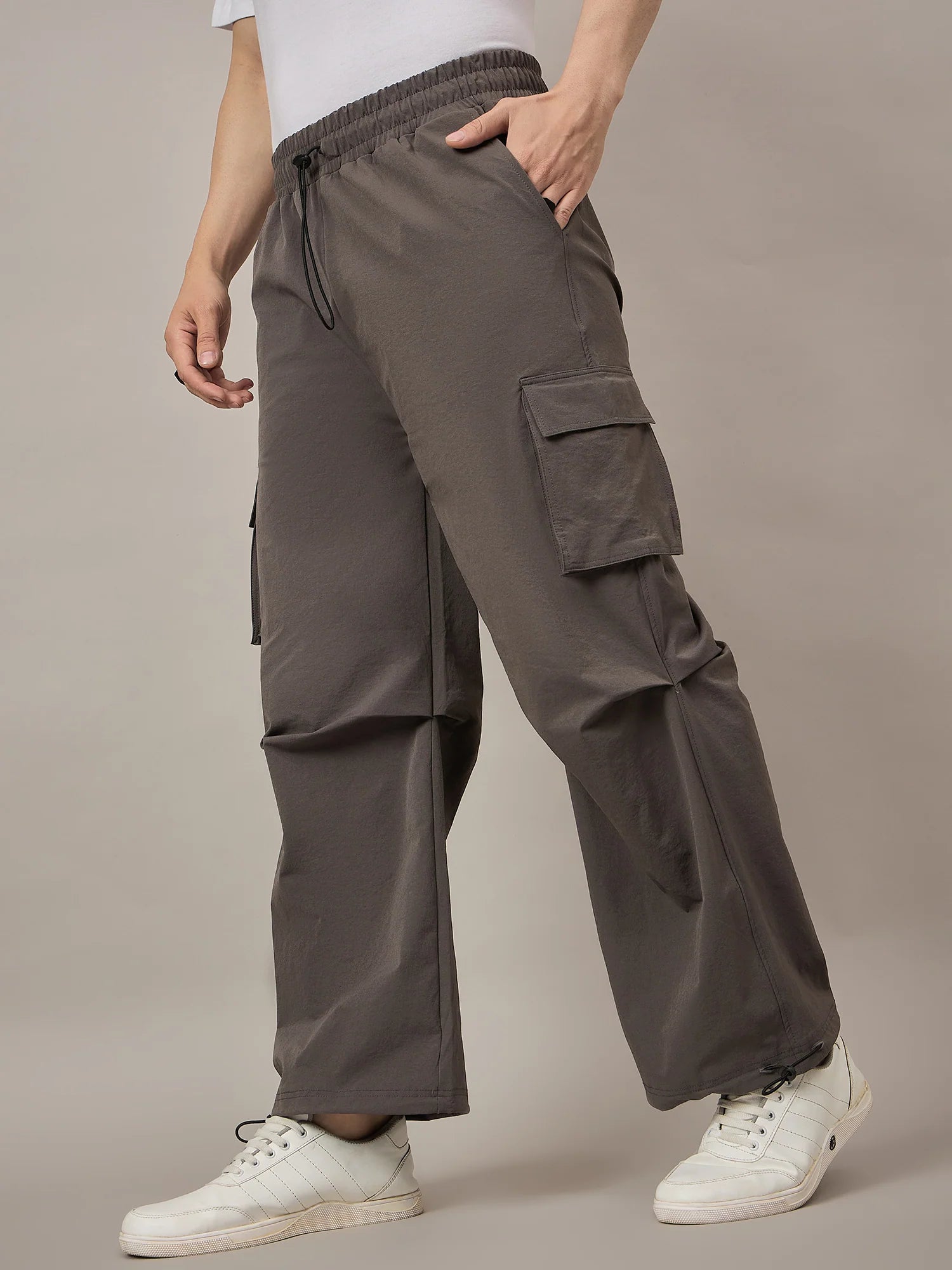 Men Grey Baggy Pants - Reprise