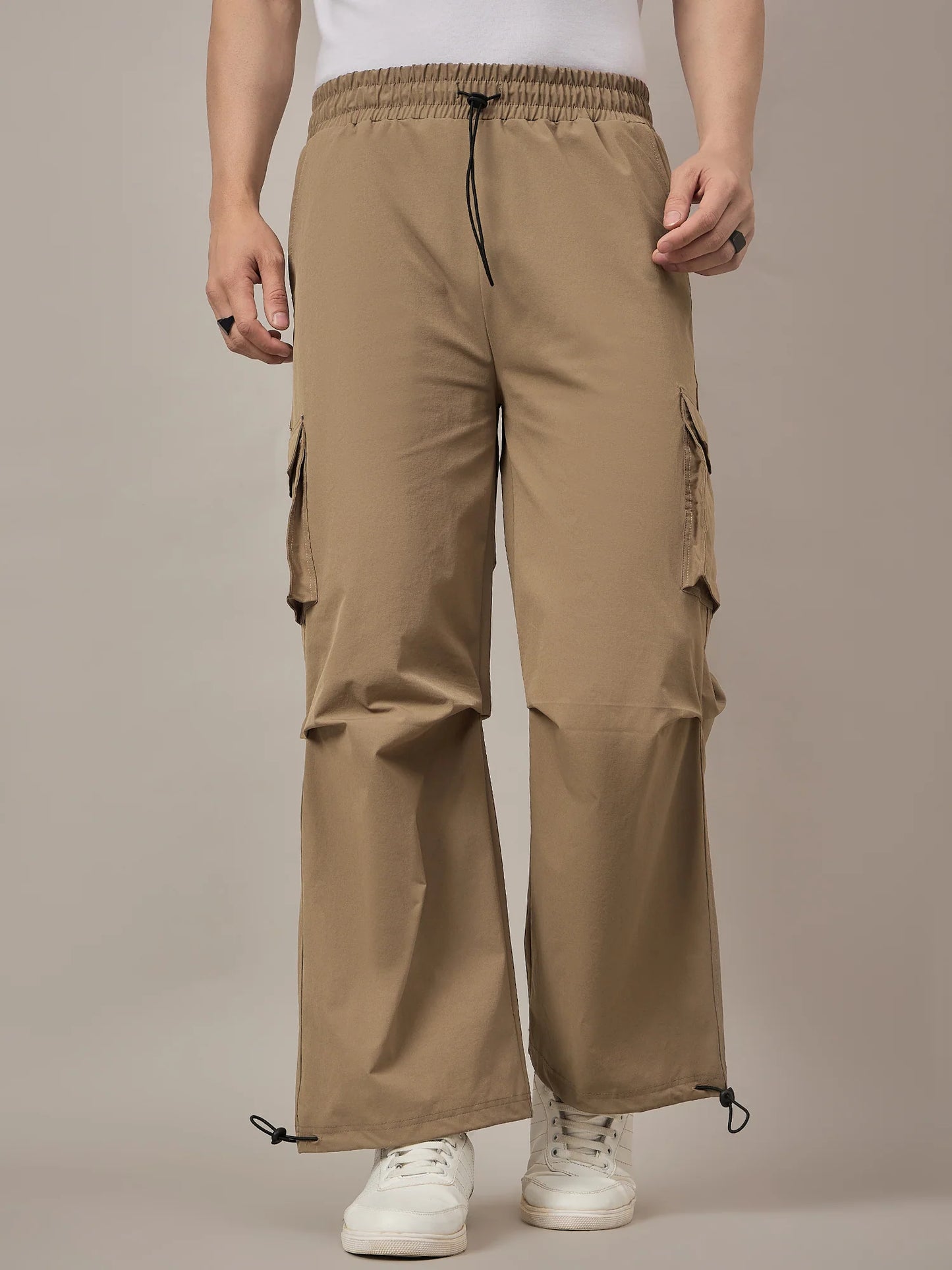 Men Brown Baggy Pants - Reprise