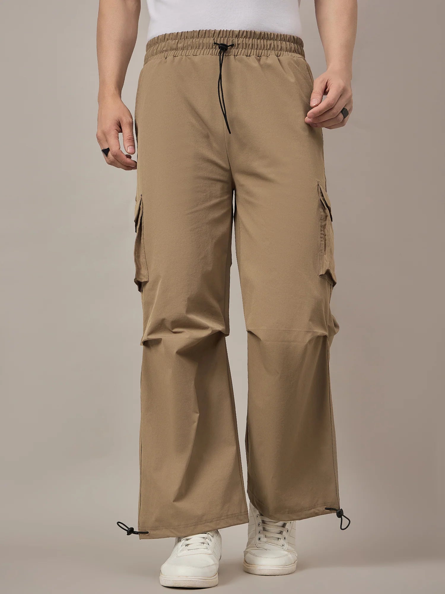 Men Brown Baggy Pants - Reprise