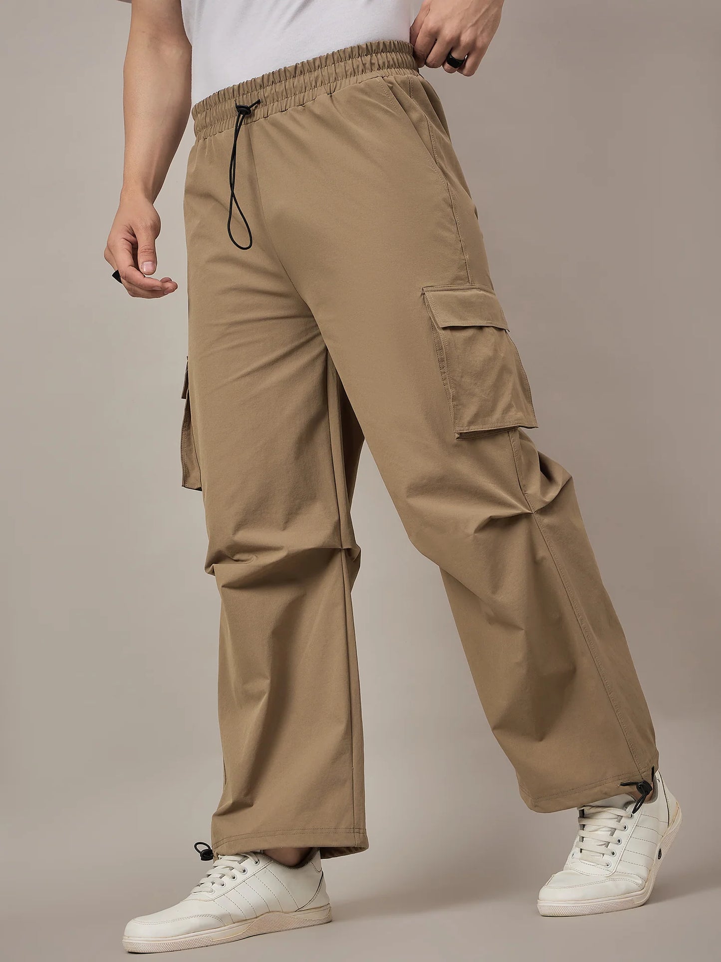 Men Brown Baggy Pants - Reprise