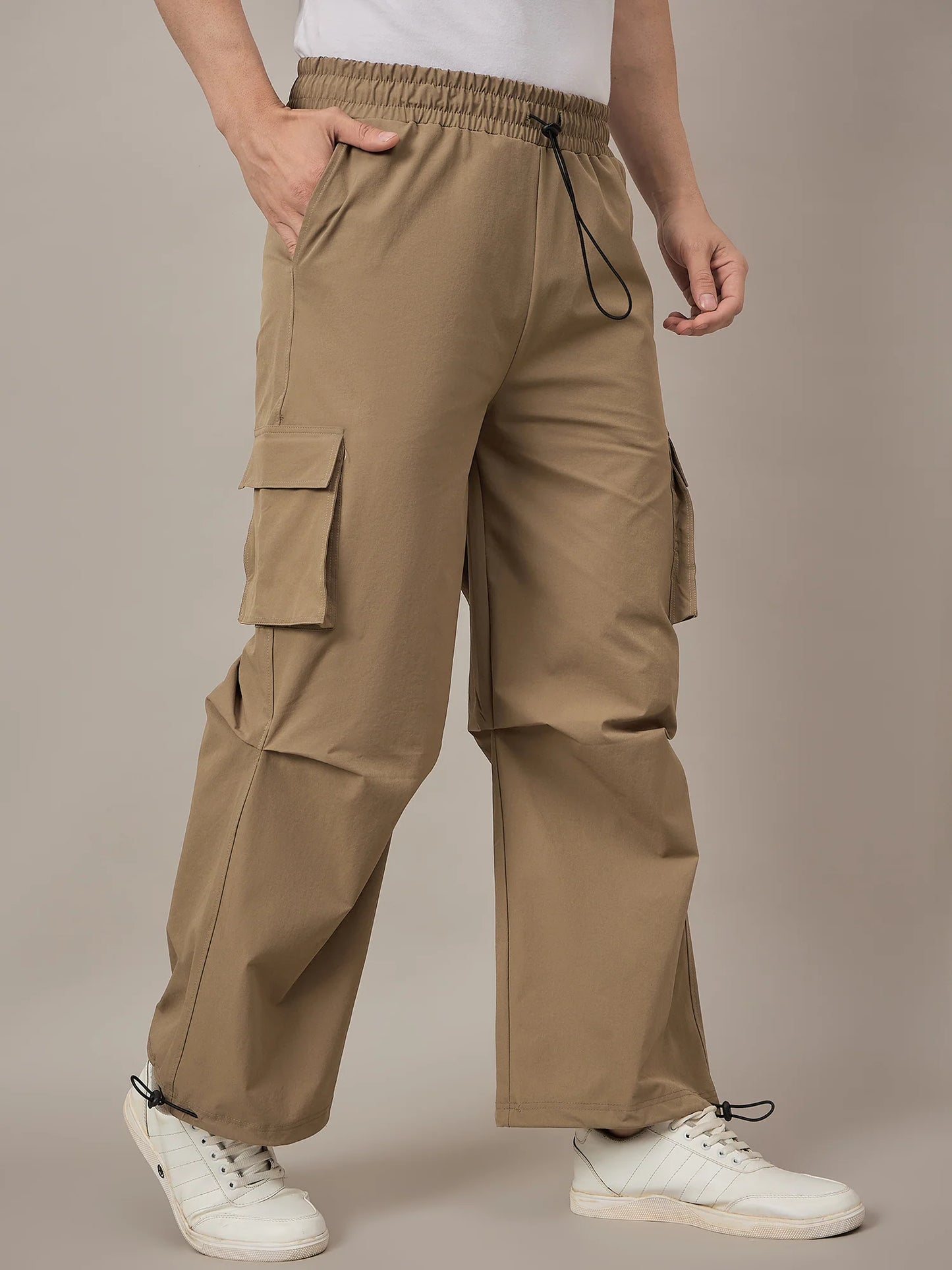 Men Brown Baggy Pants - Reprise