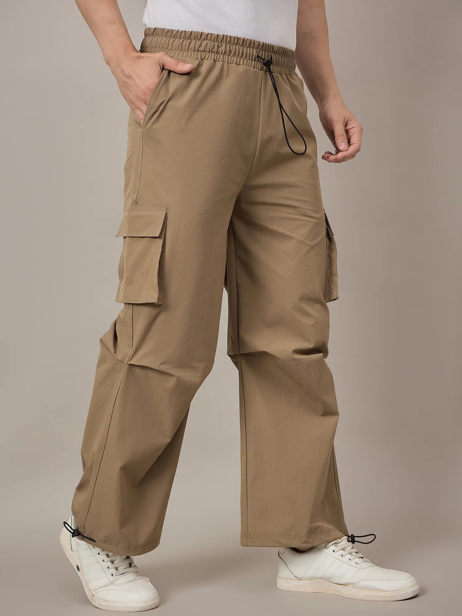 Men Brown Baggy Pants - Reprise