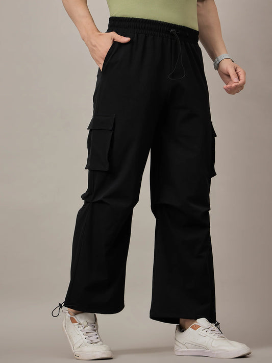 1-Men Baggy Pants Black