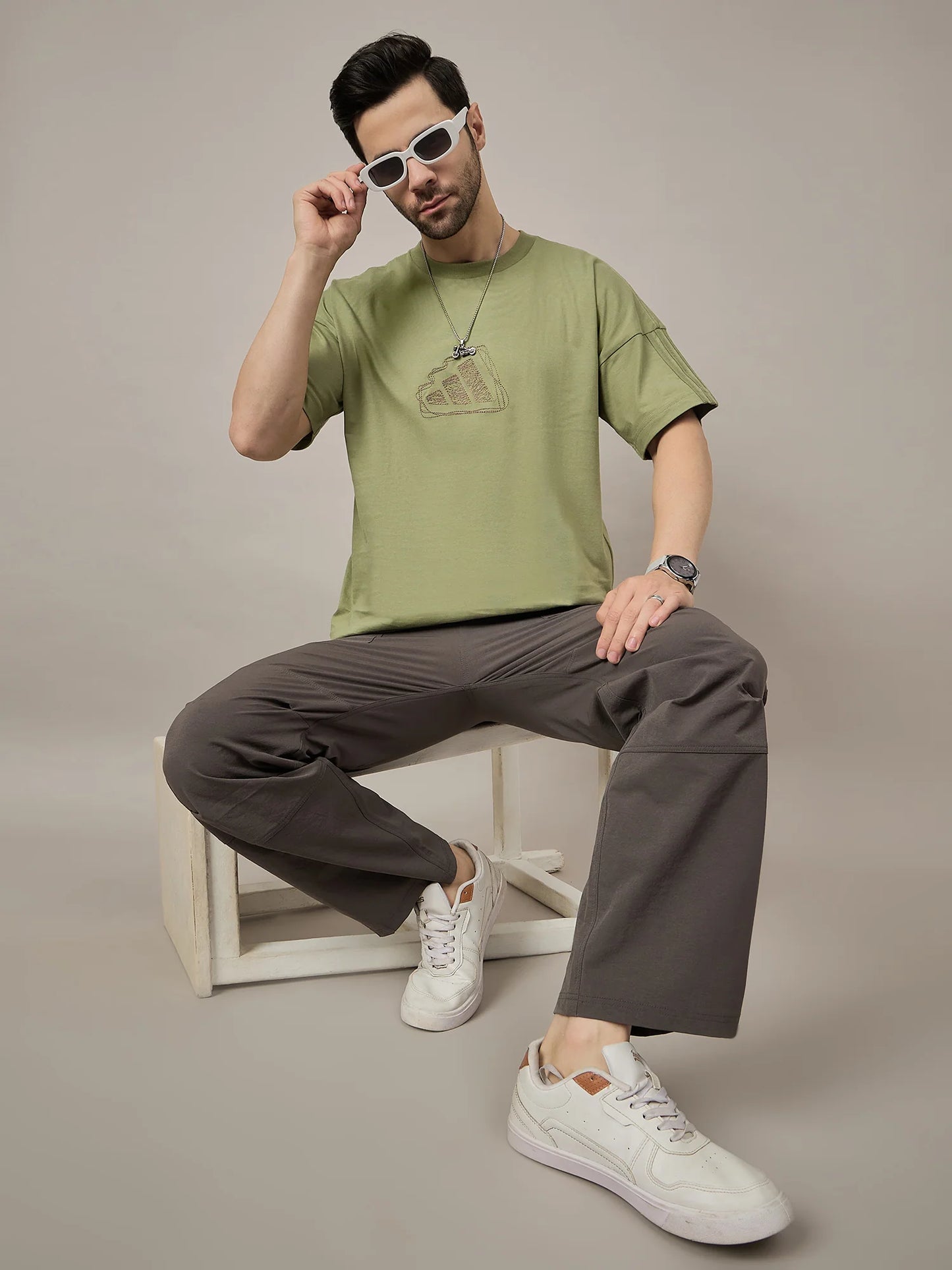 Men Grey Pants - Reprise