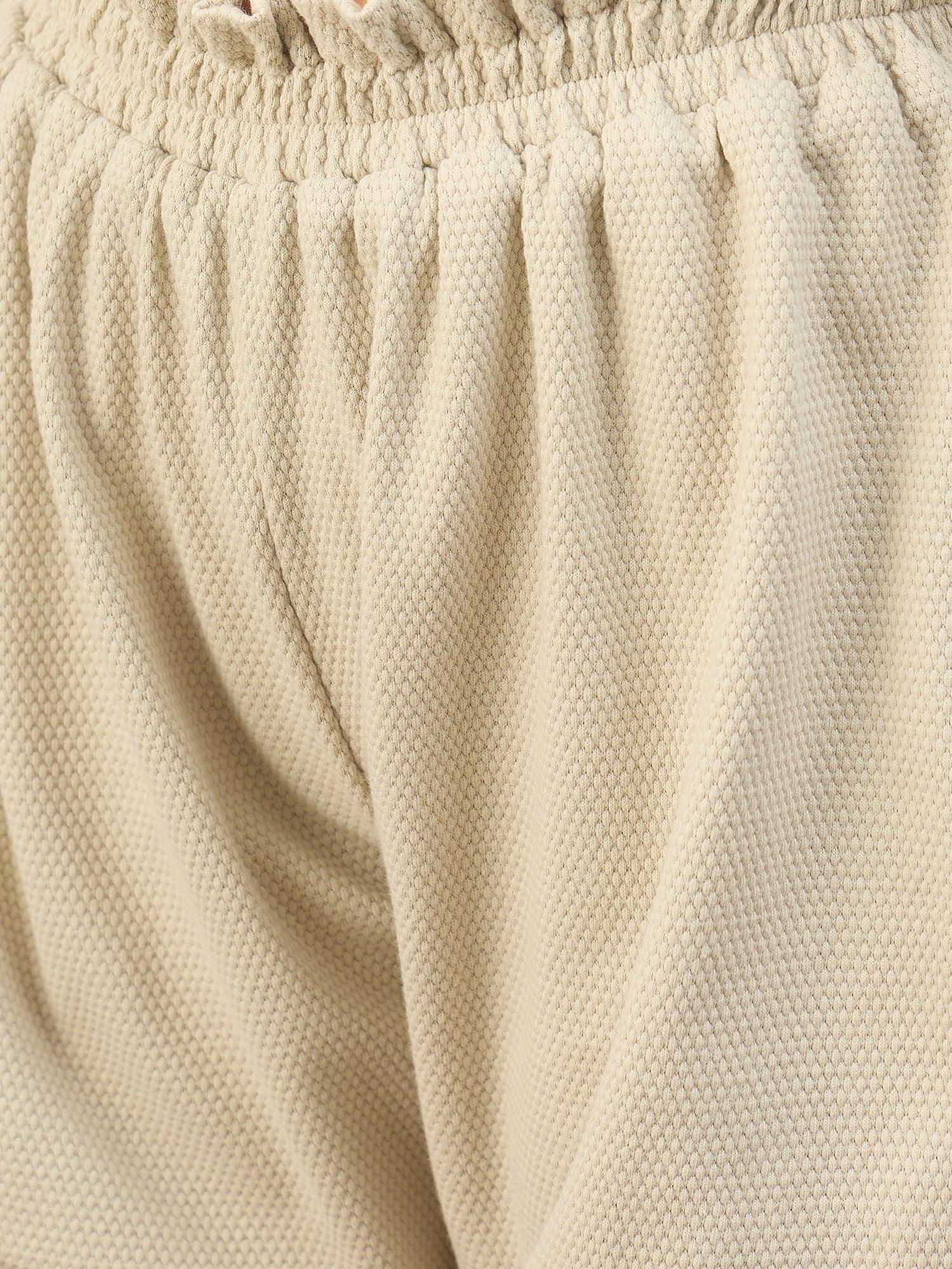 Women Co-ords Set Shorts & Crop Top Off White - Reprise