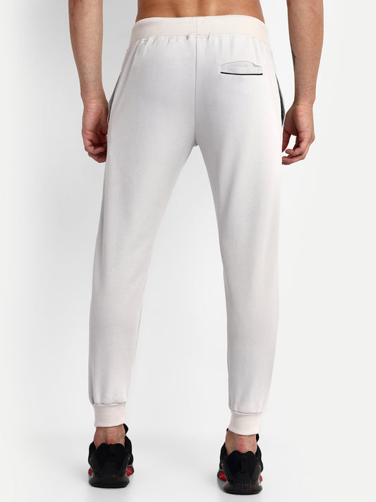 Men's Grey Cotton Casual Joggers - Reprise