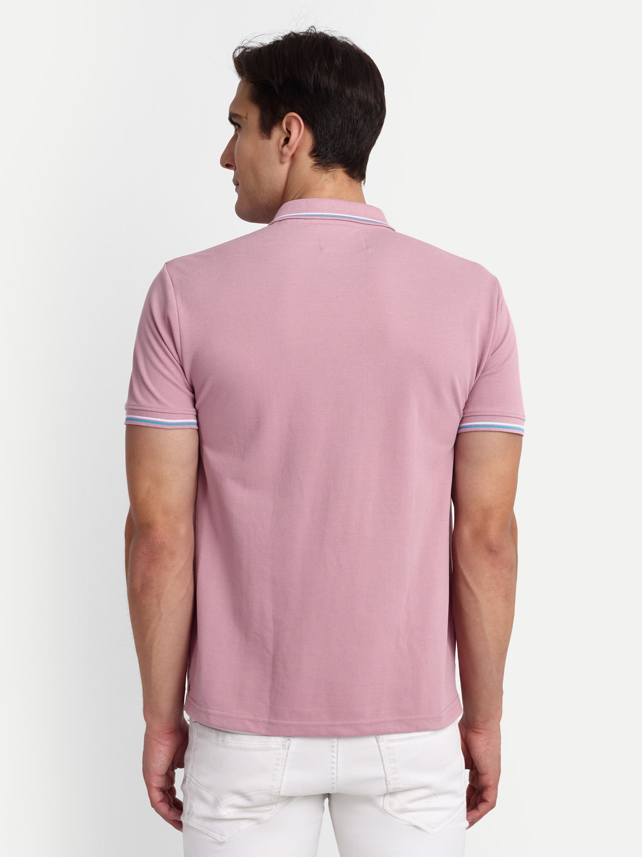Pink Solid Polo Shirt - Reprise