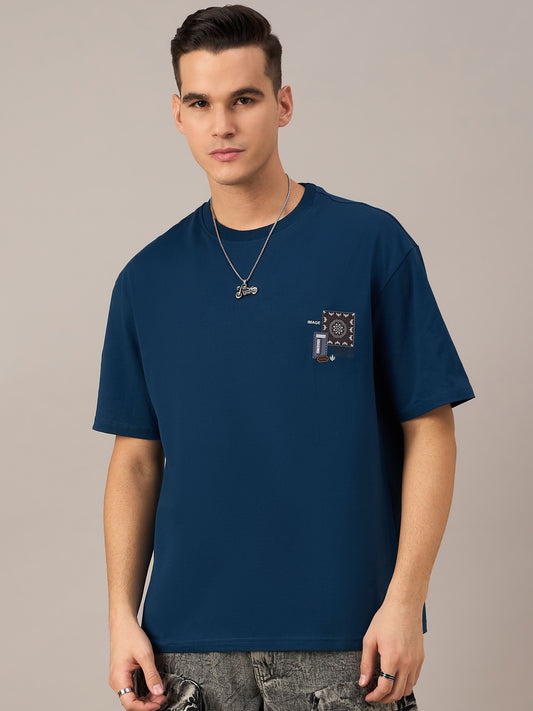 Mens Printed Oversize T-shirt - Reprise