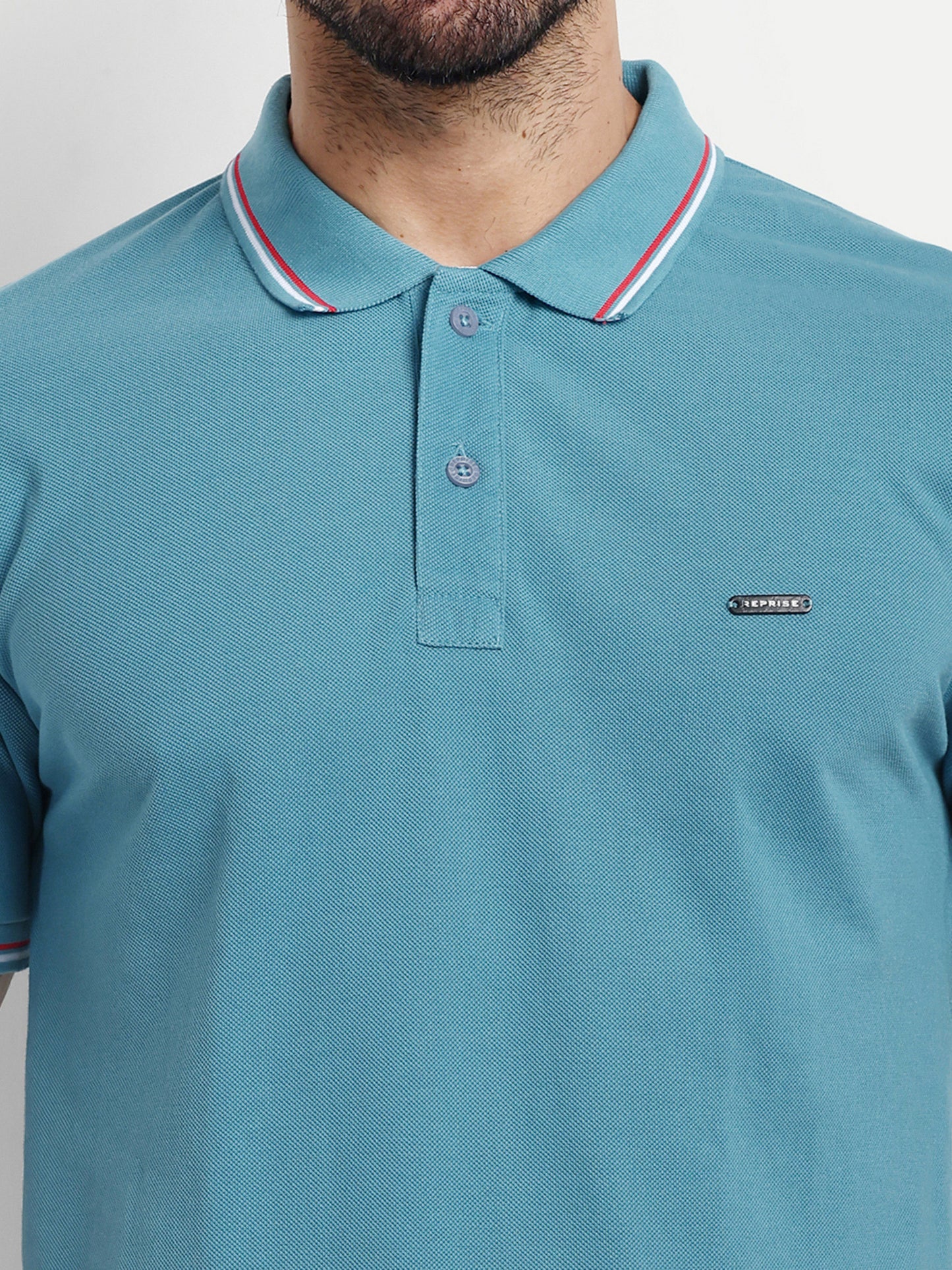 Blue Solid Polo Shirt - Reprise
