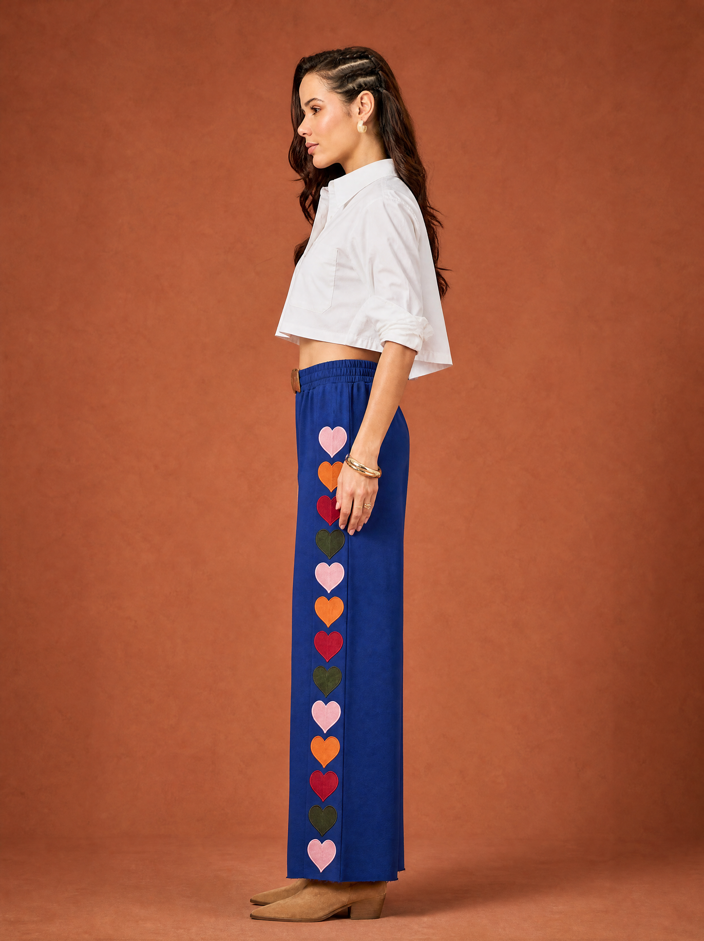 Women Regular Fit Trackpant Royal Blue