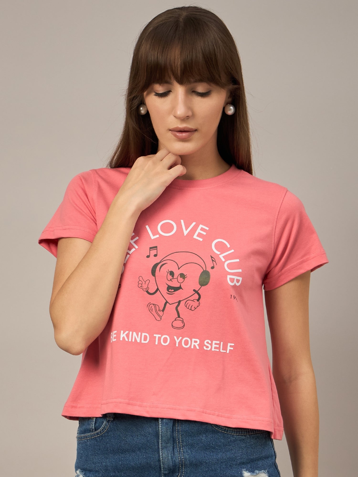 WOMEN PRINTED REGULAR FIT TSHIRT - Reprise