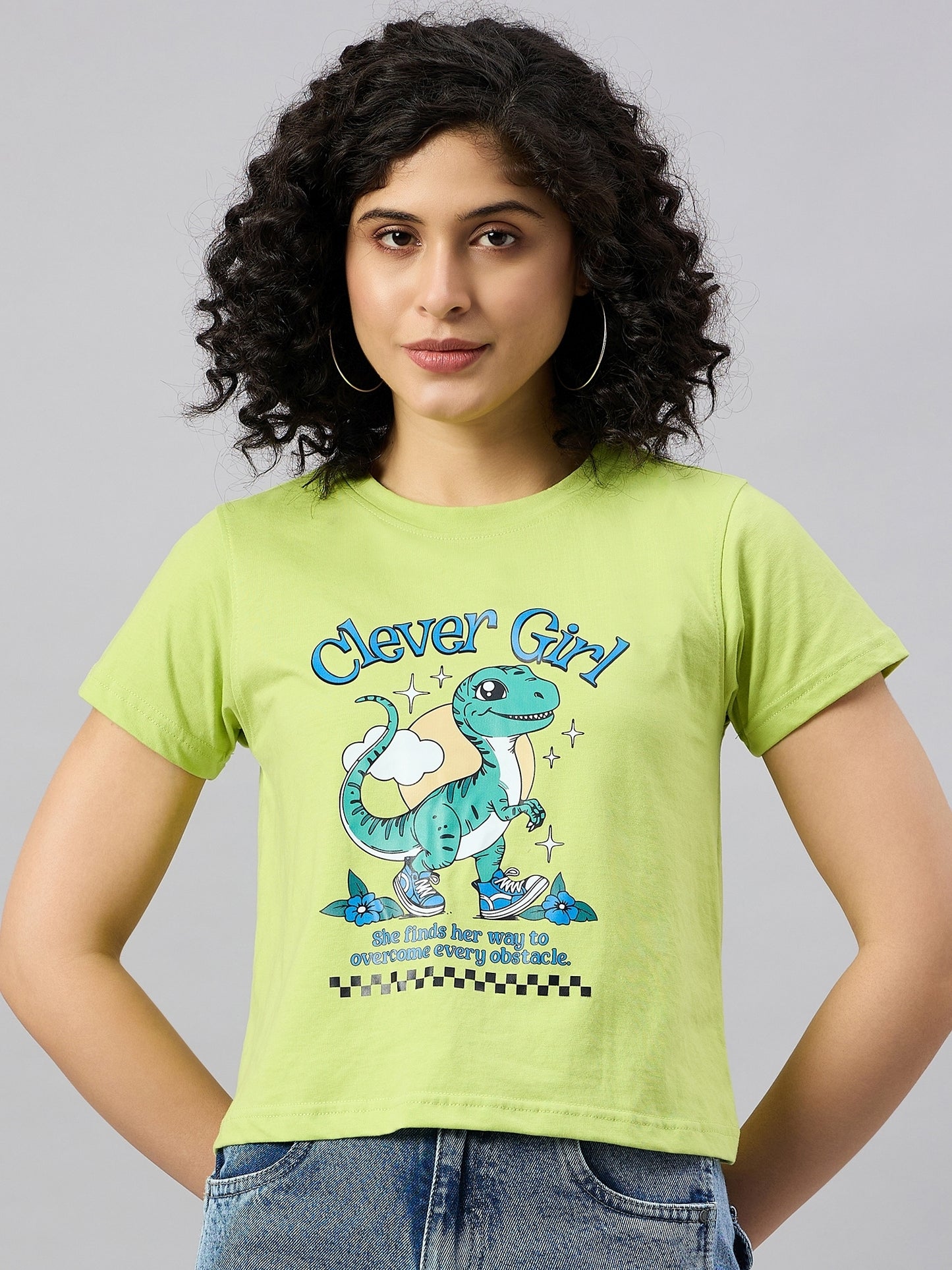 WOMEN PRINTED REGULAR FIT TSHIRT - Reprise