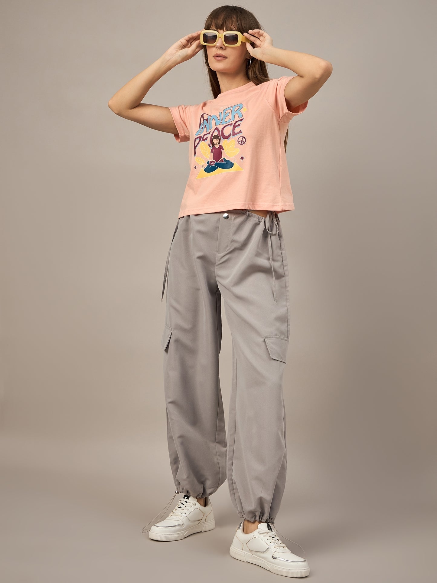 WOMEN PRINTED REGULAR FIT TSHIRT - Reprise