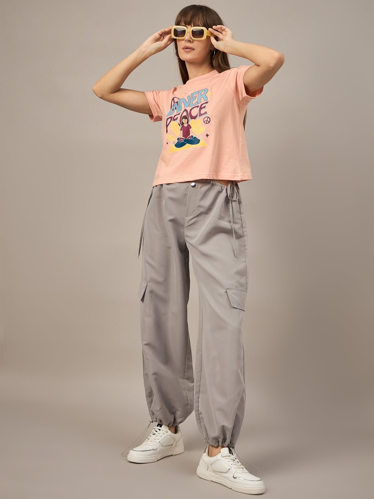 WOMEN PRINTED REGULAR FIT TSHIRT - Reprise