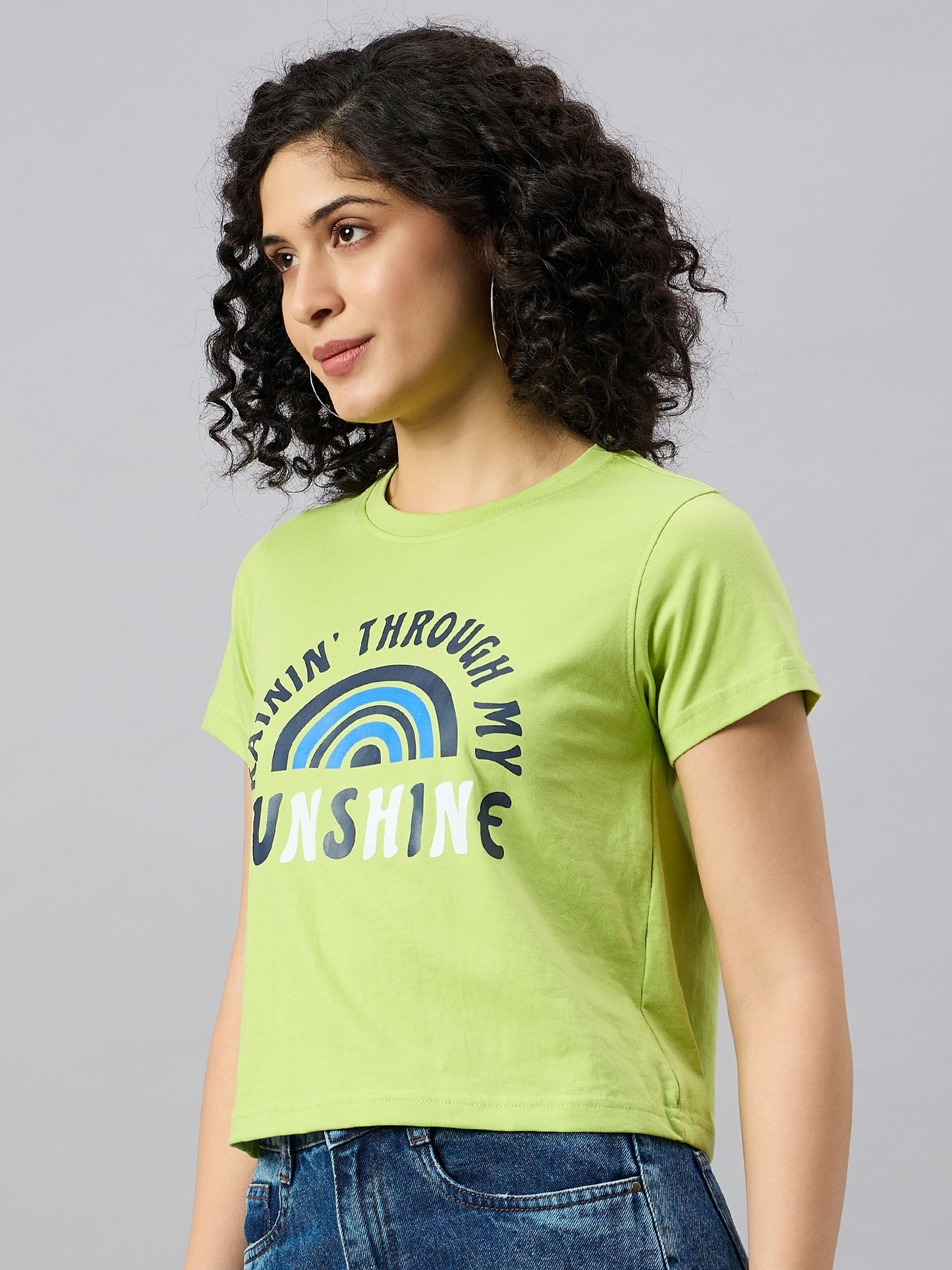 WOMEN PRINTED REGULAR FIT TSHIRT - Reprise