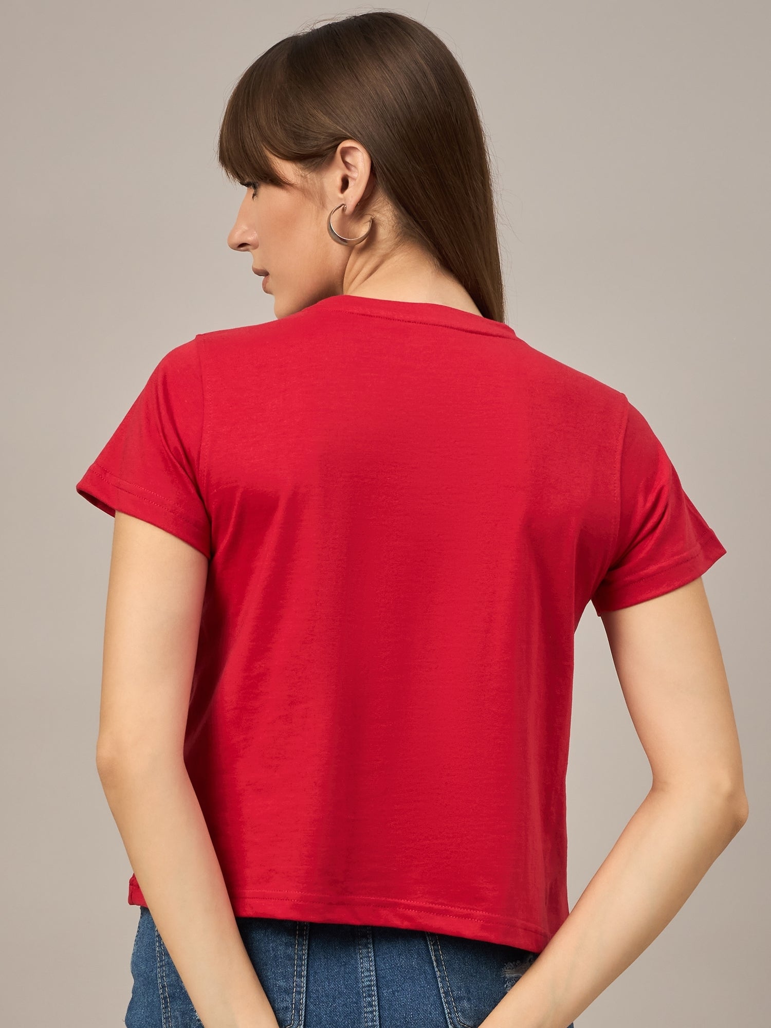 WOMEN PRINTED REGULAR FIT TSHIRT - Reprise
