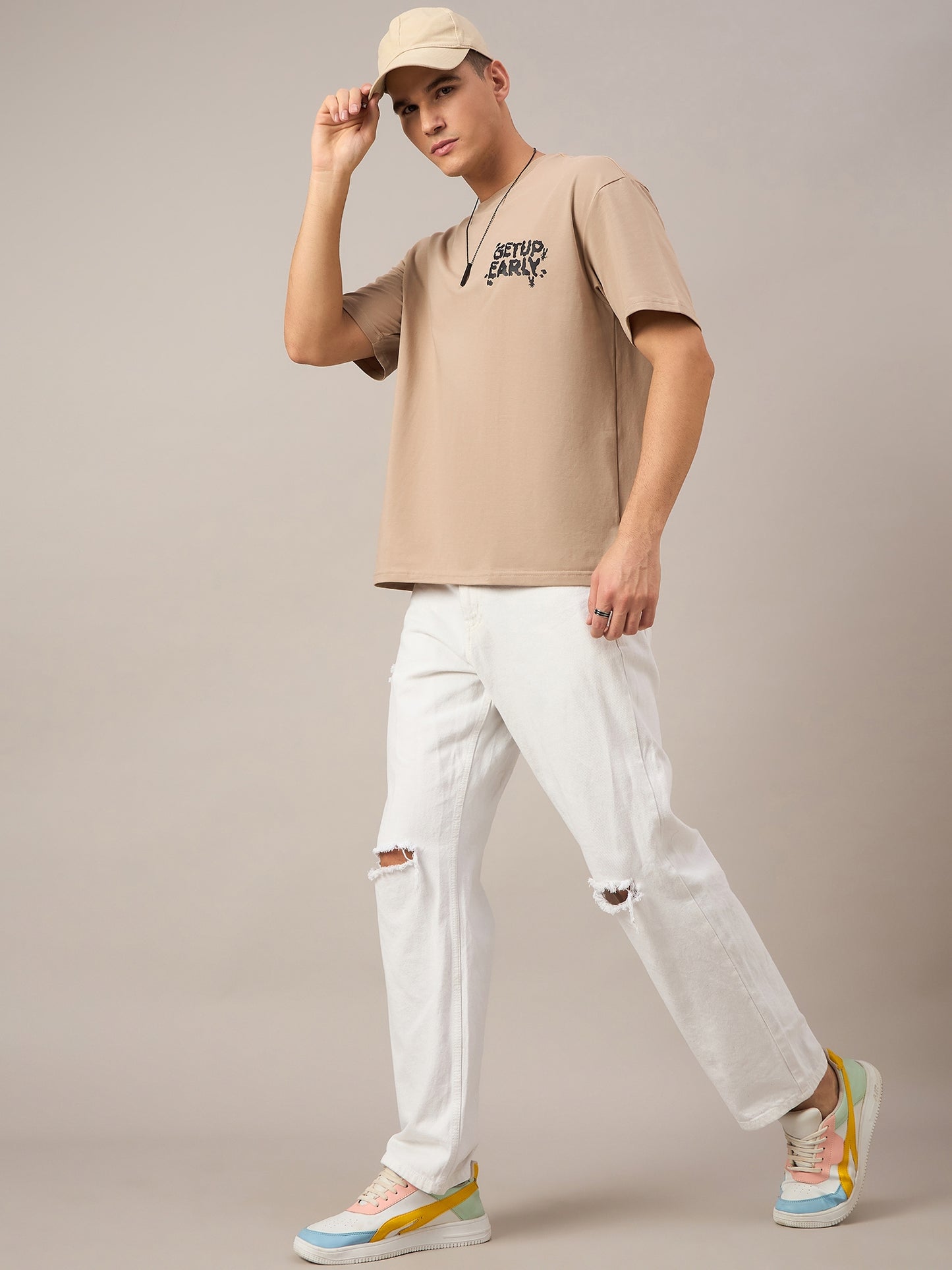 Mens Printed Oversize T-shirt - Reprise