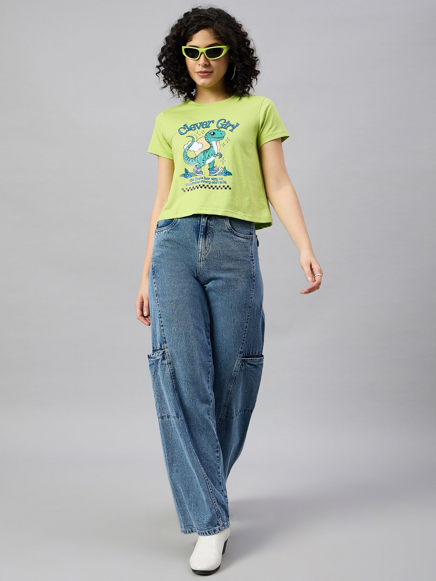 WOMEN PRINTED REGULAR FIT TSHIRT - Reprise