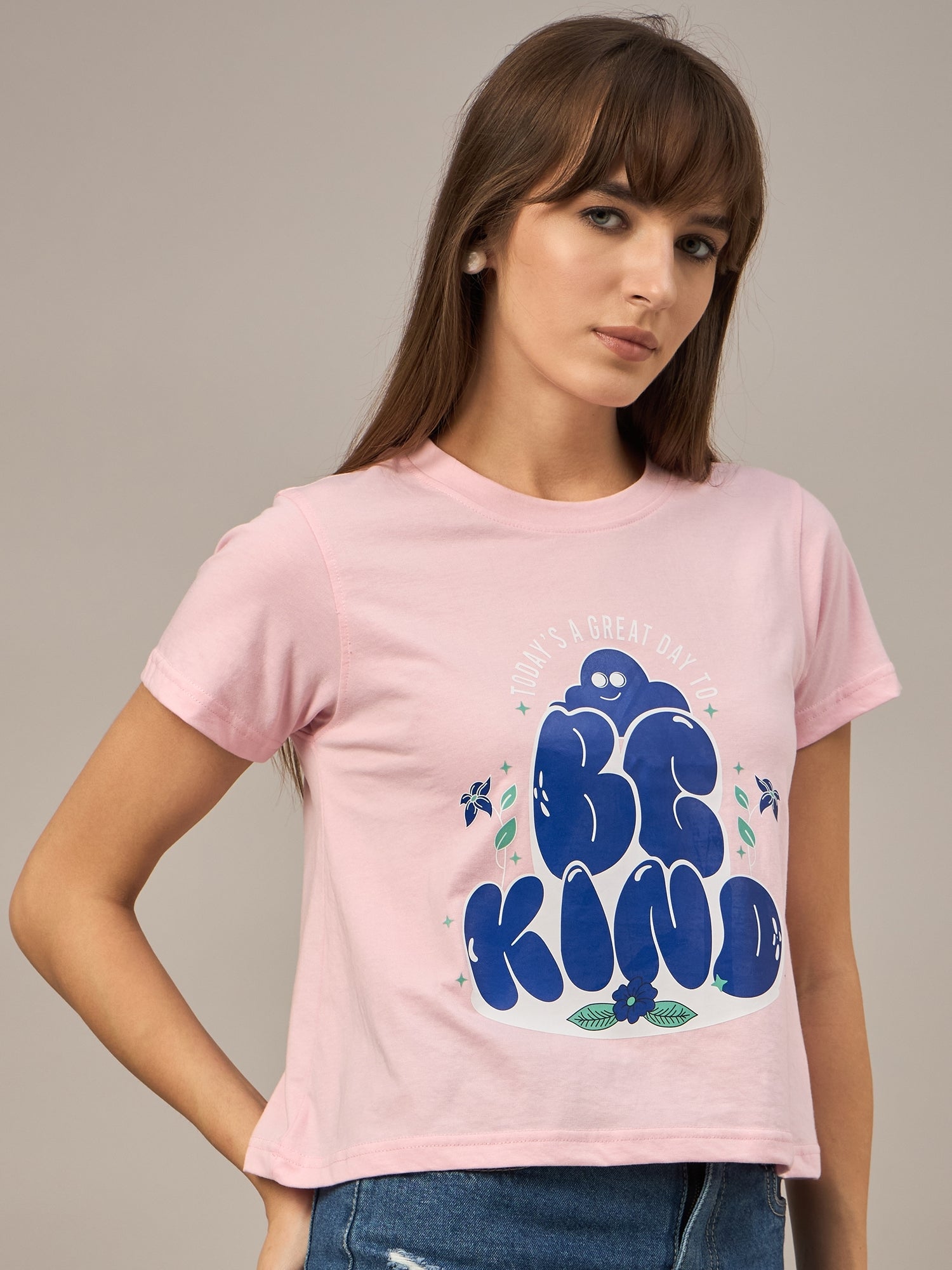 WOMEN PRINTED REGULAR FIT TSHIRT - Reprise
