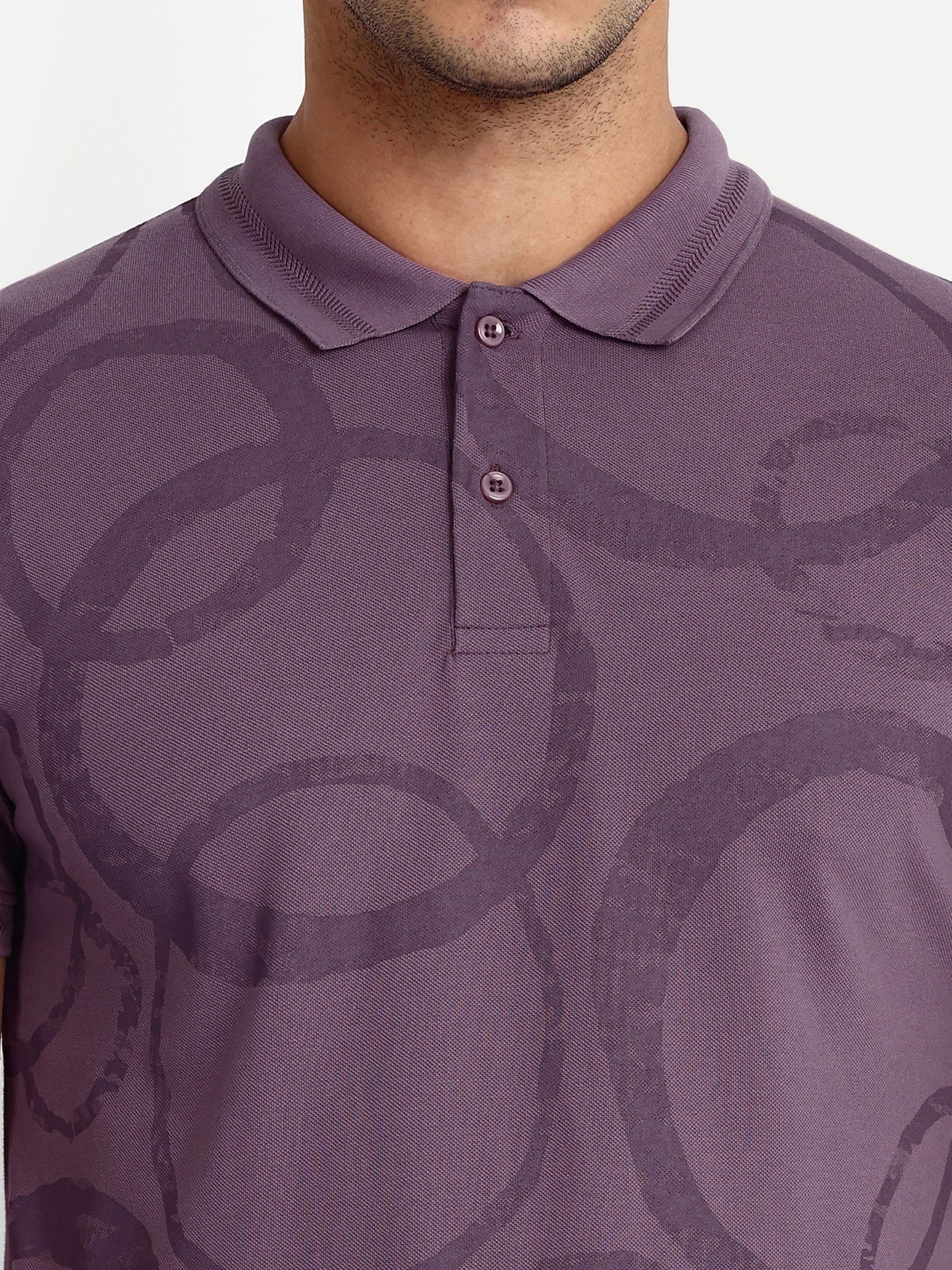 Mens Printed Polo Tshirt - Reprise