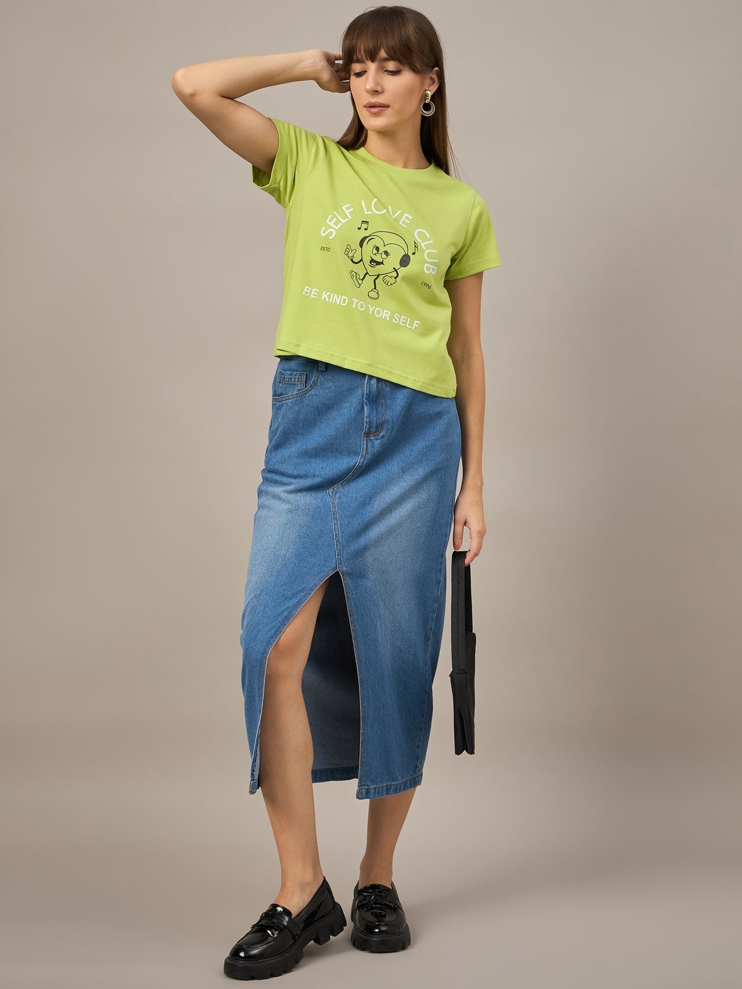 WOMEN PRINTED REGULAR FIT TSHIRT - Reprise