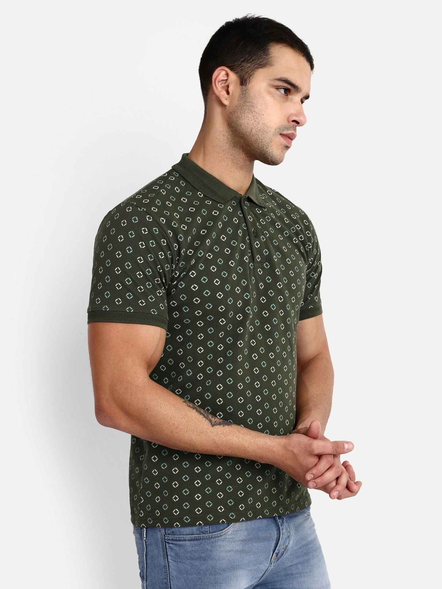 Mens Printed Polo Tshirt - Reprise