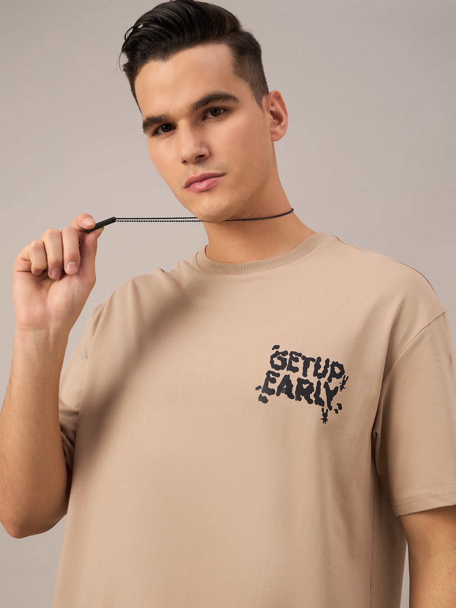 Mens Printed Oversize T-shirt - Reprise
