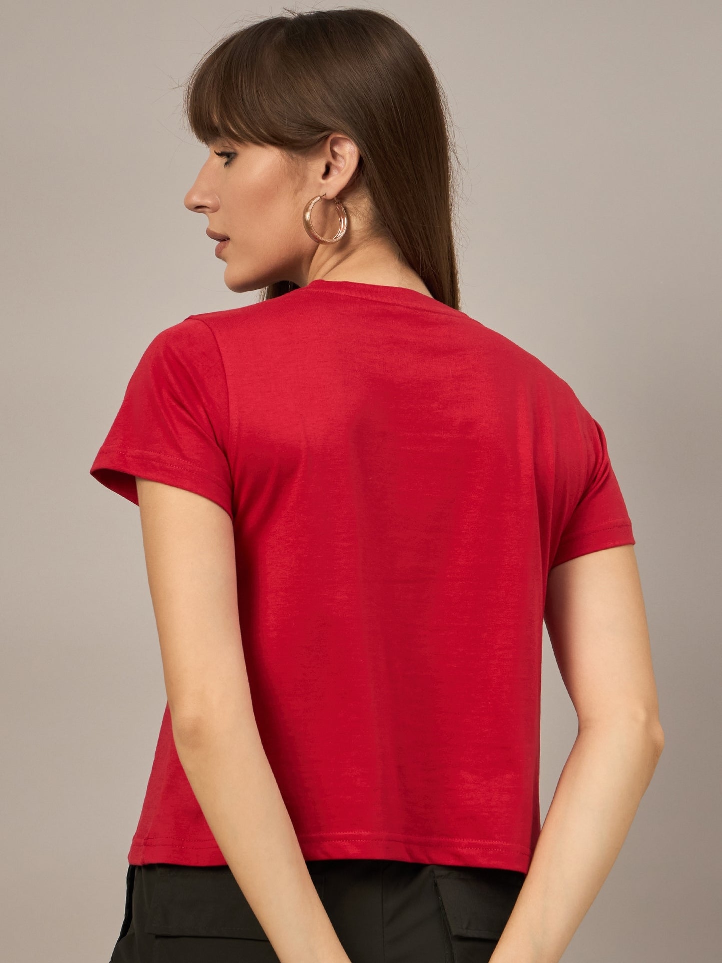 WOMEN PRINTED REGULAR FIT TSHIRT - Reprise
