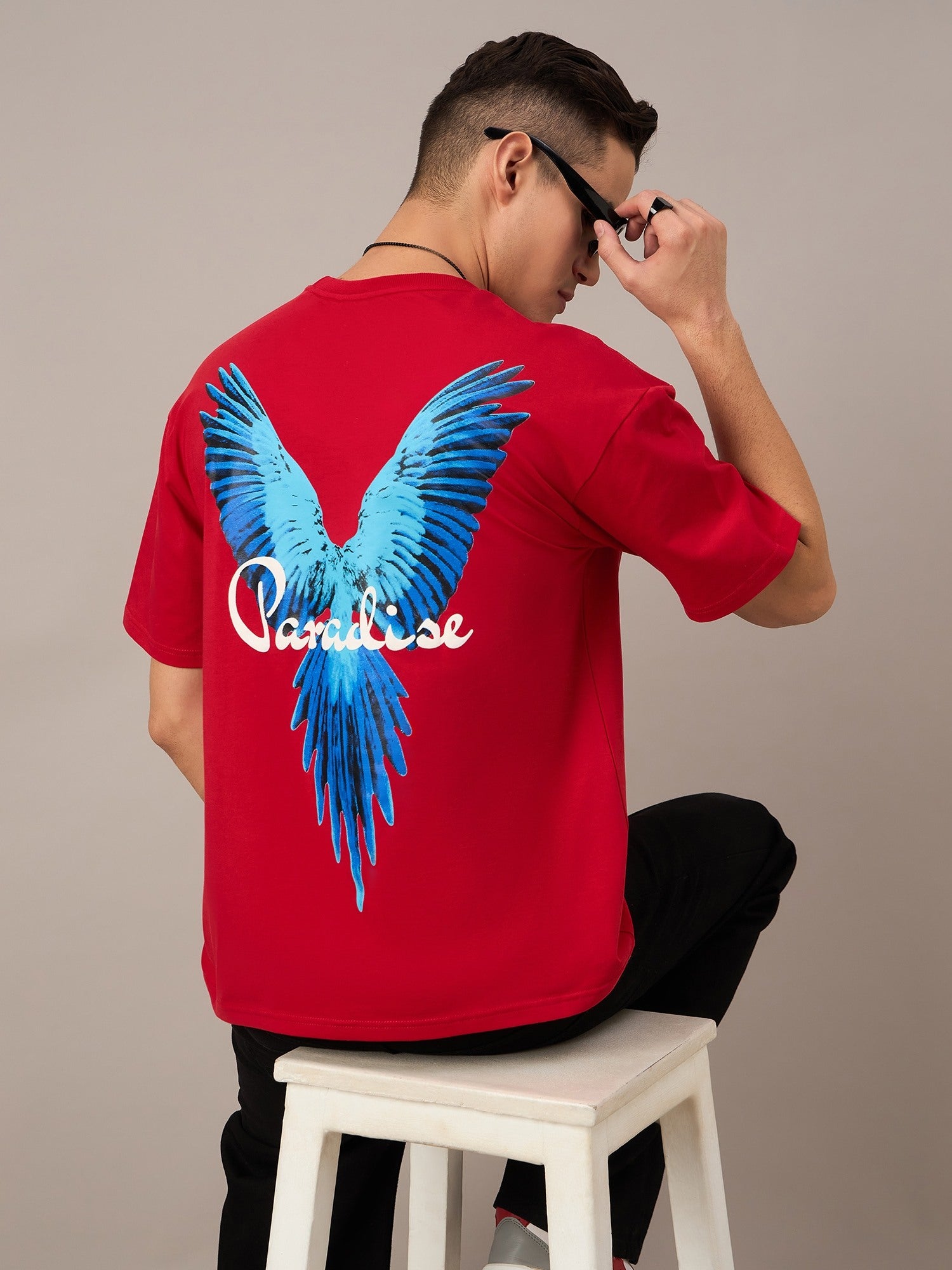 Mens Printed Oversize T-shirt - Reprise