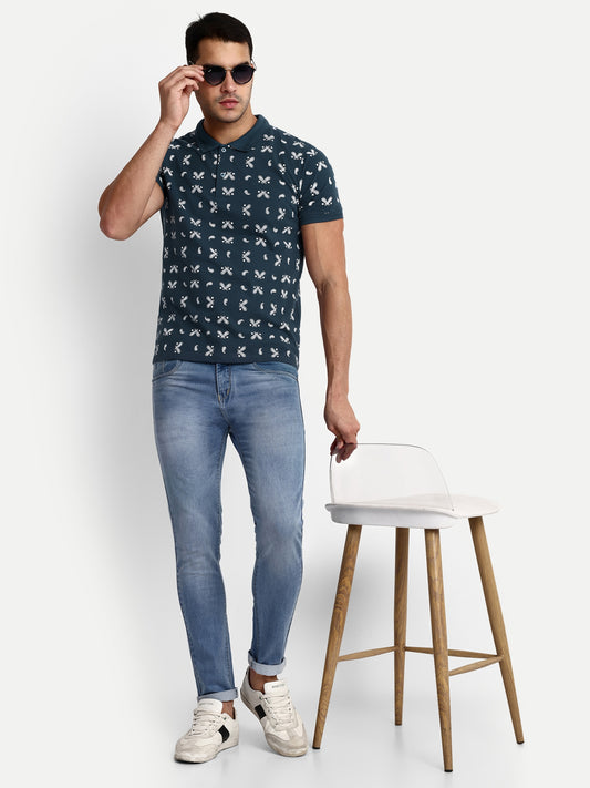 Mens Printed Polo Tshirt - Reprise