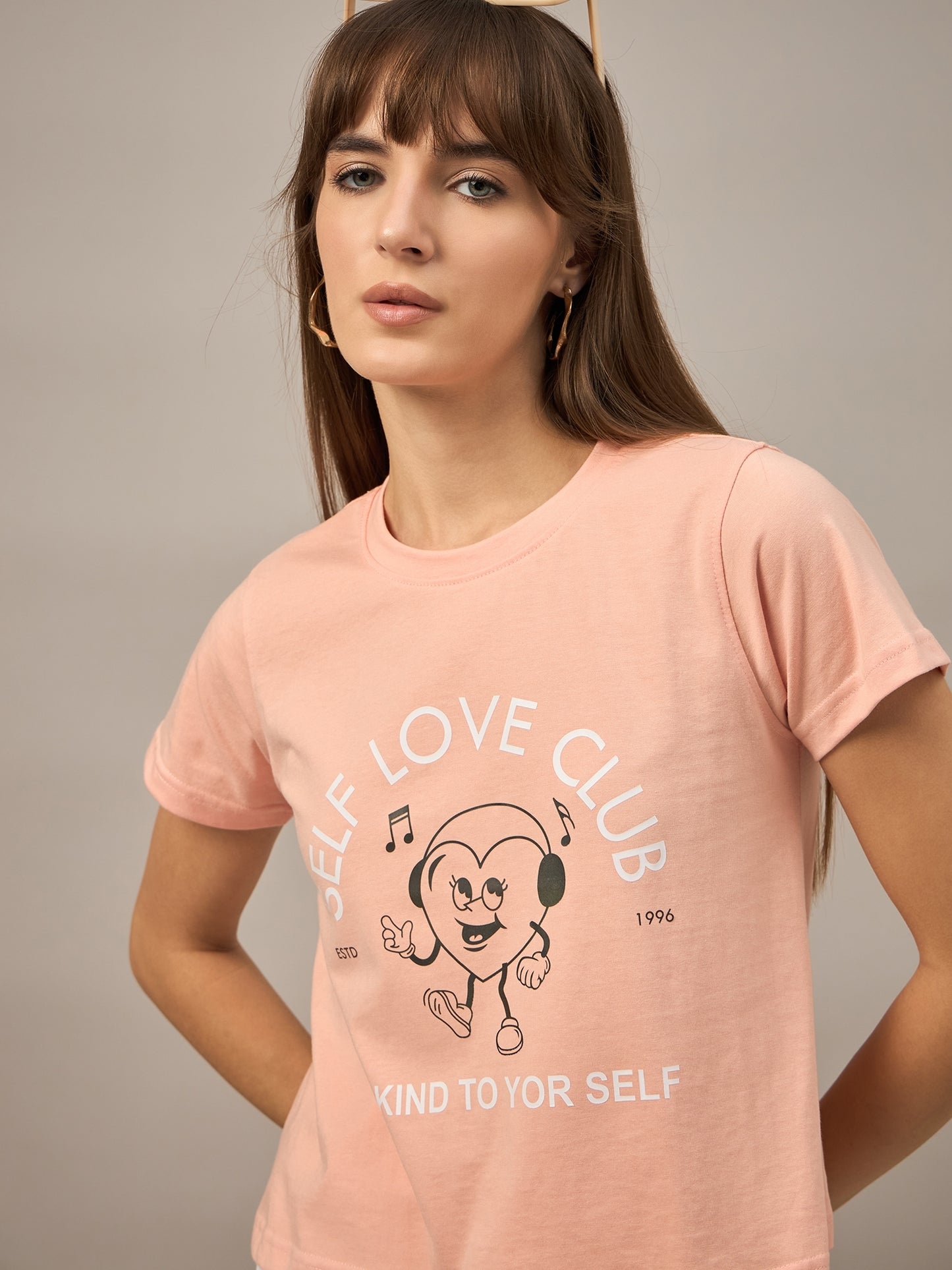 WOMEN PRINTED REGULAR FIT TSHIRT - Reprise