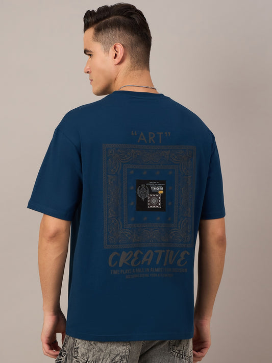 Mens Printed Oversize T-shirt - Reprise