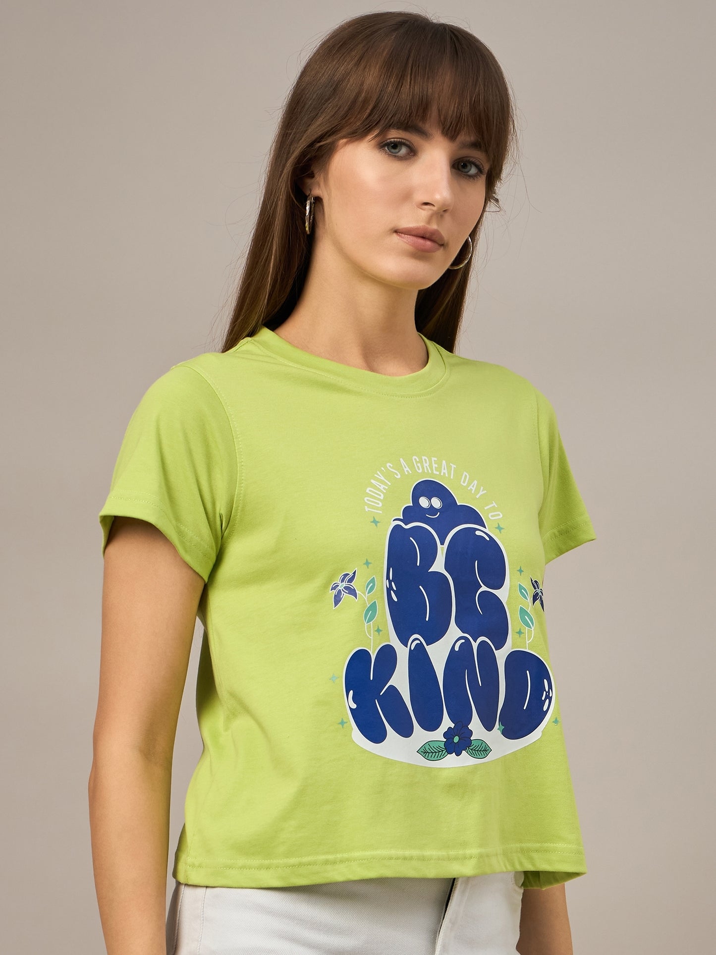 WOMEN PRINTED REGULAR FIT TSHIRT - Reprise