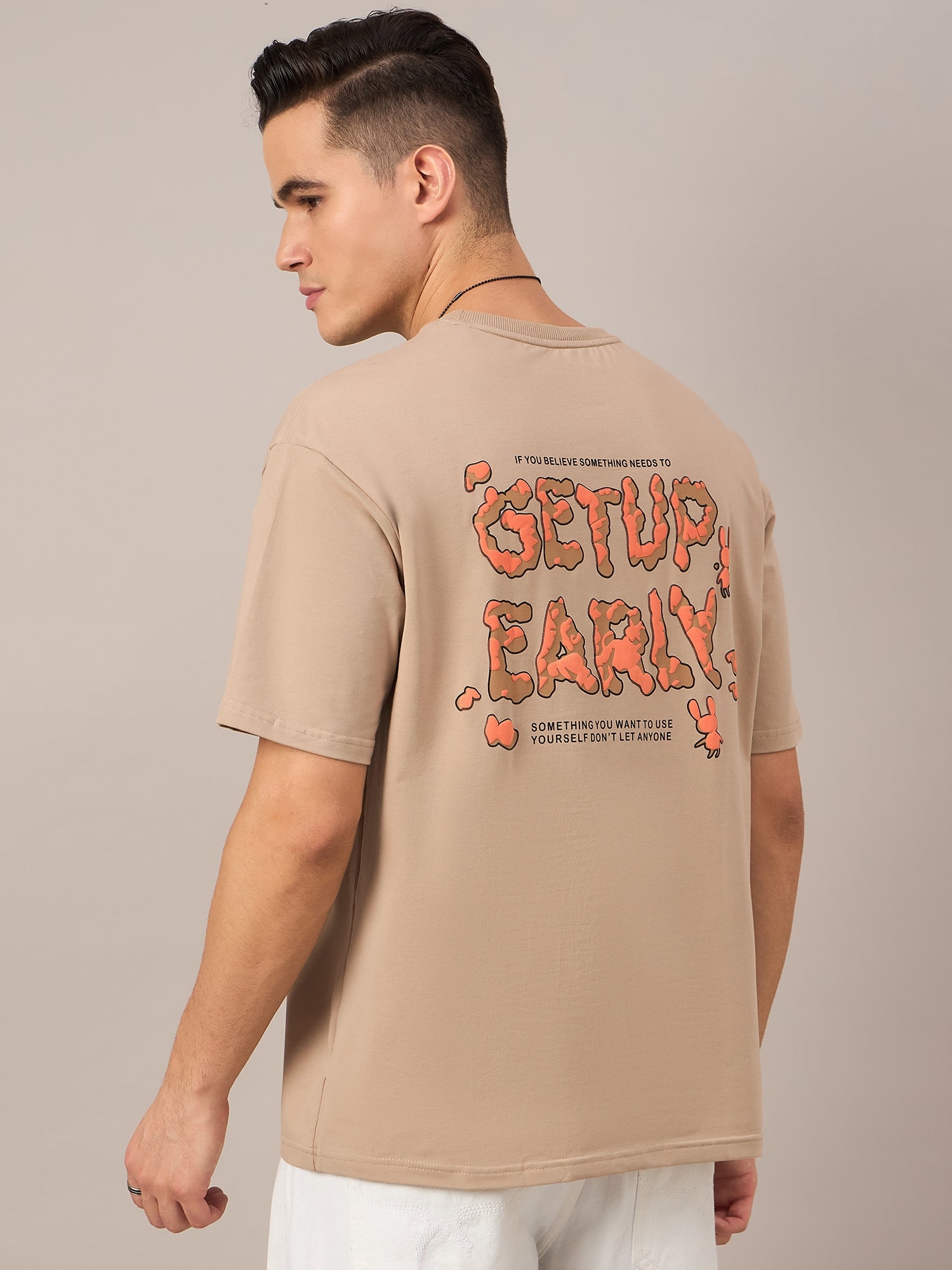 Mens Printed Oversize T-shirt - Reprise