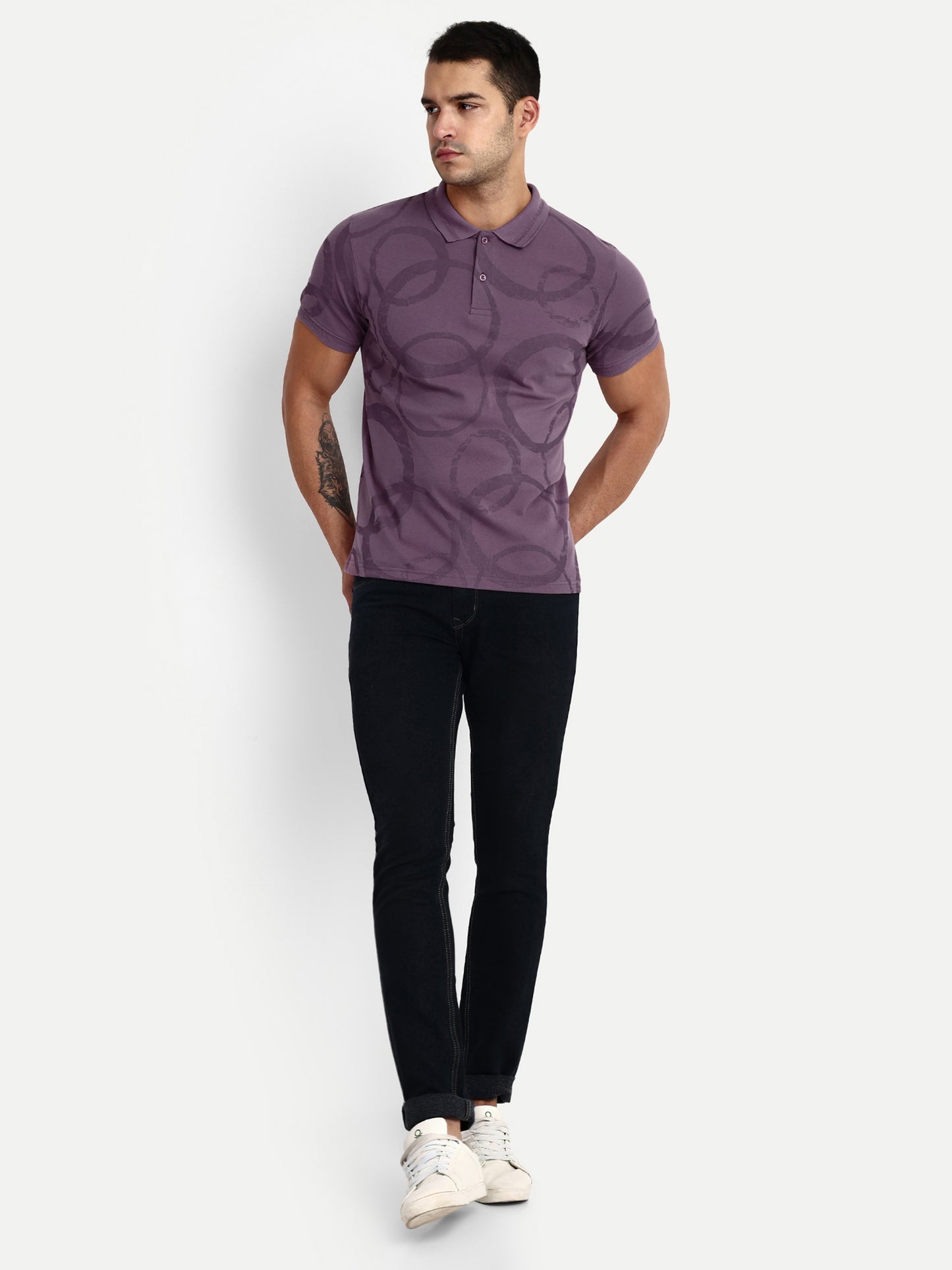 Mens Printed Polo Tshirt - Reprise