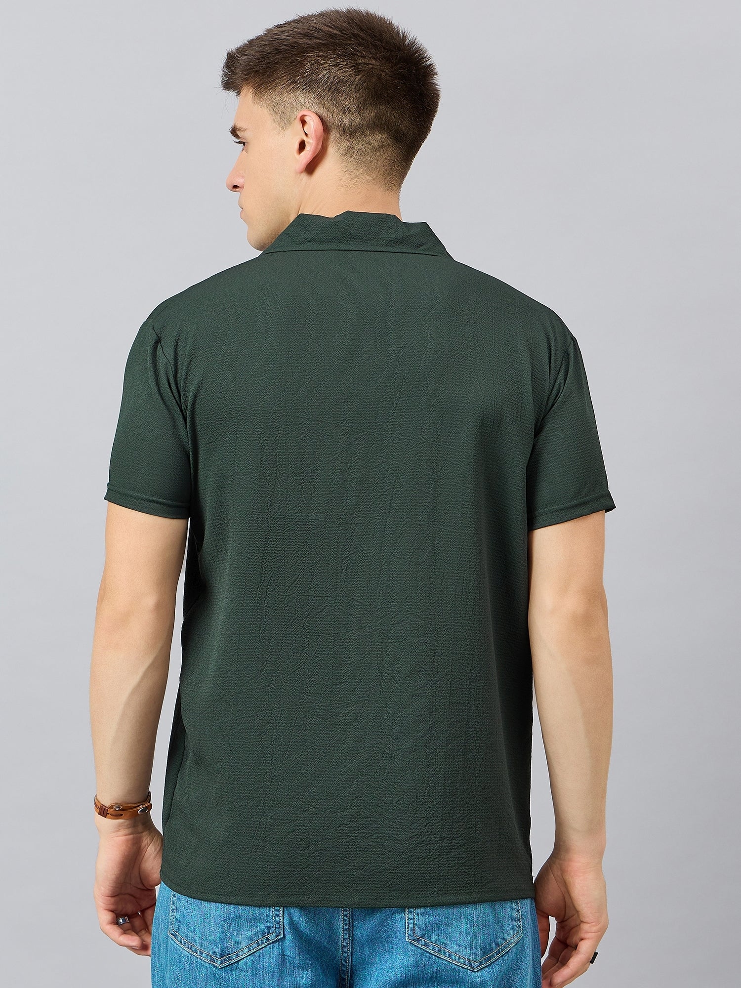 Regular Fit Spread Collar Shirt - Reprise