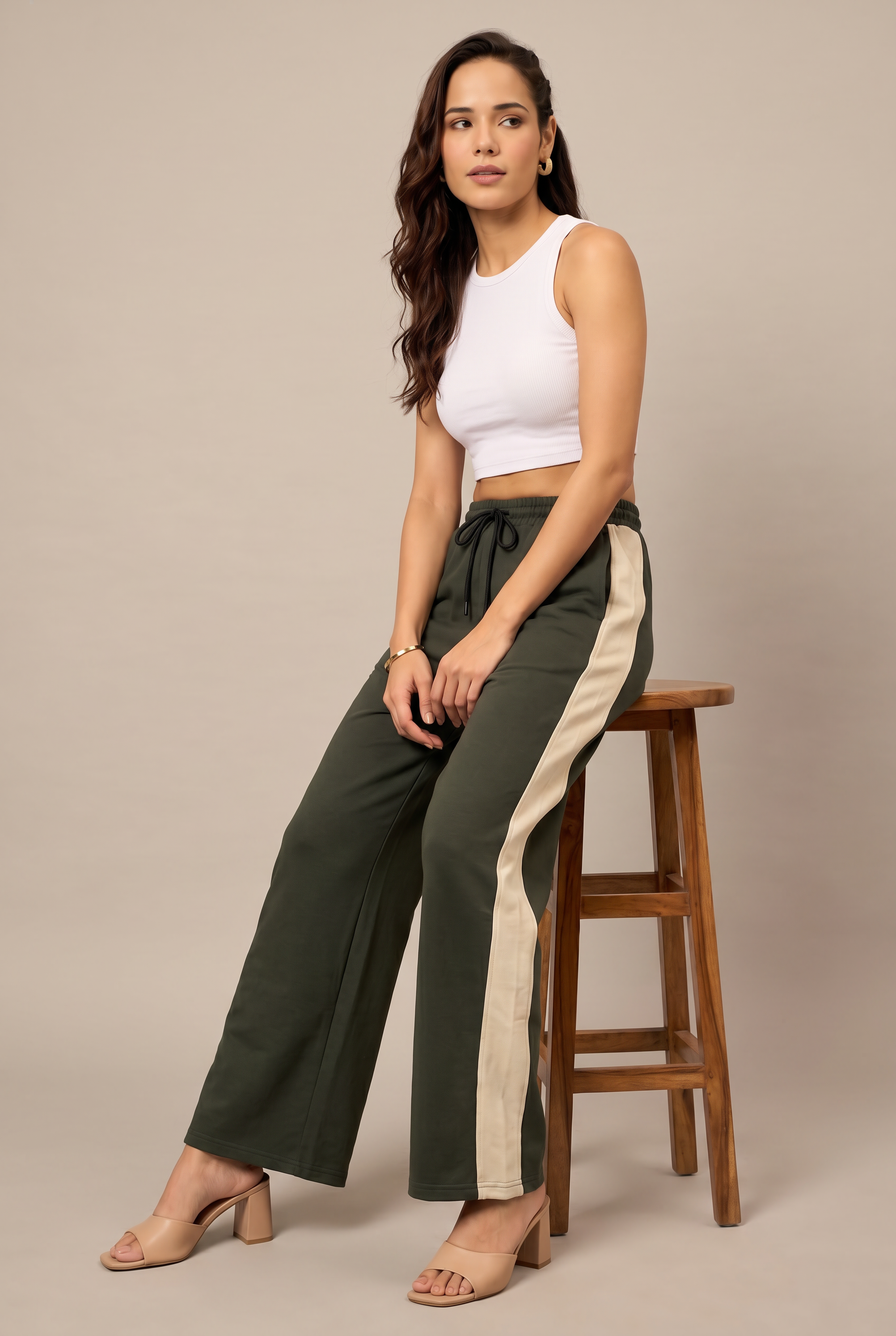 Women Trackpant Olive - Reprise