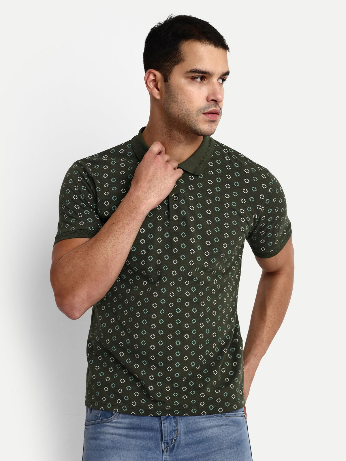 Mens Printed Polo Tshirt - Reprise