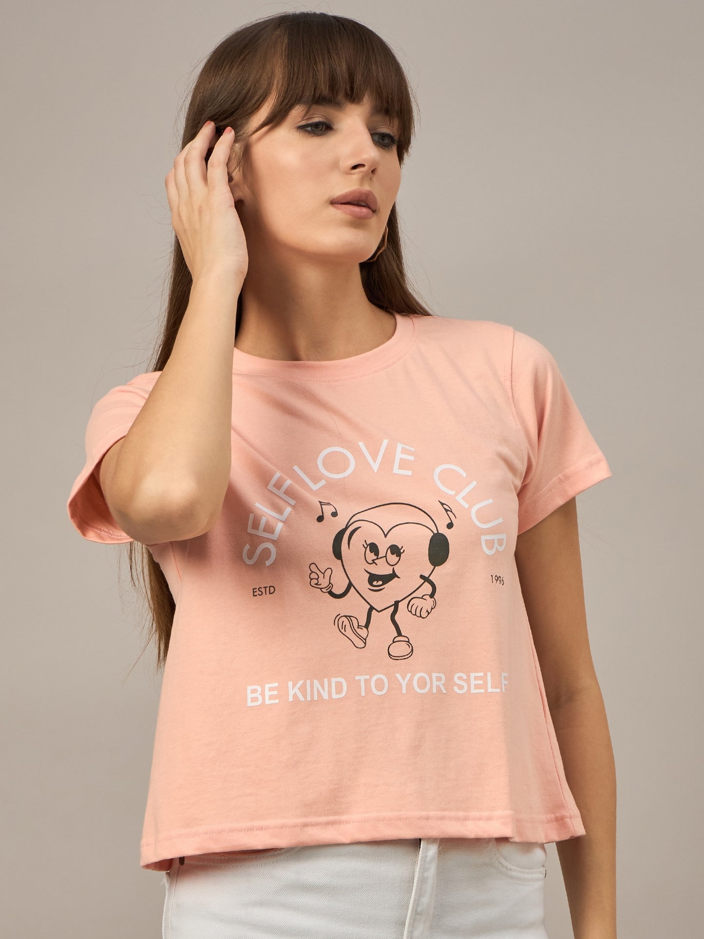 WOMEN PRINTED REGULAR FIT TSHIRT - Reprise