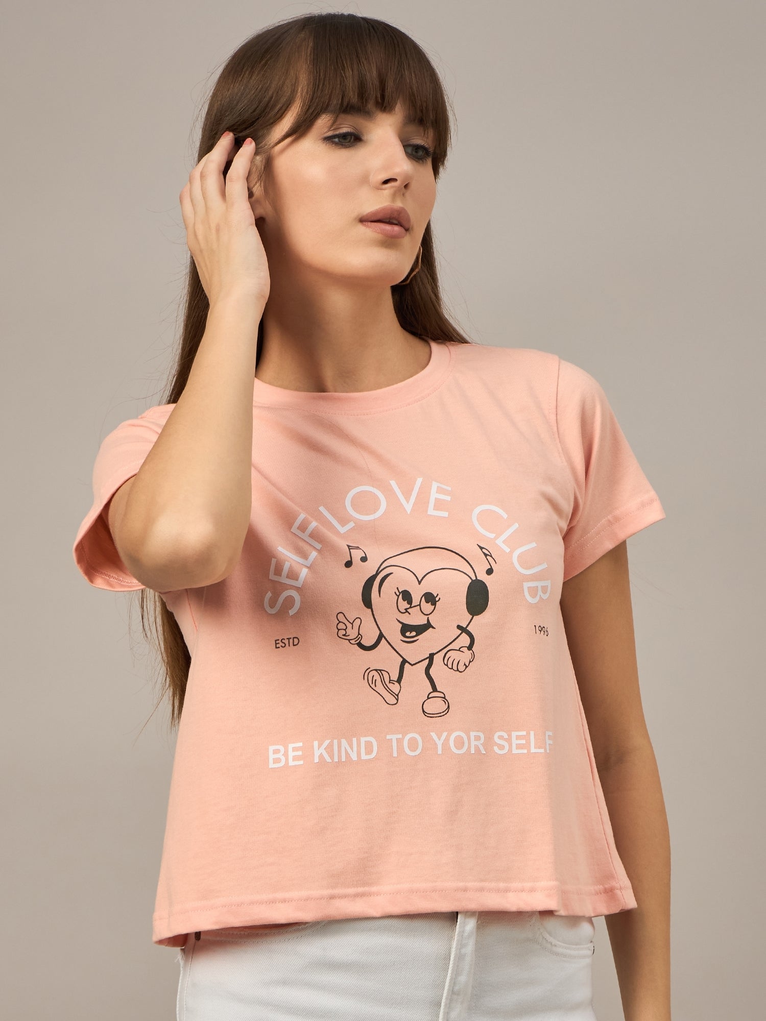 WOMEN PRINTED REGULAR FIT TSHIRT - Reprise
