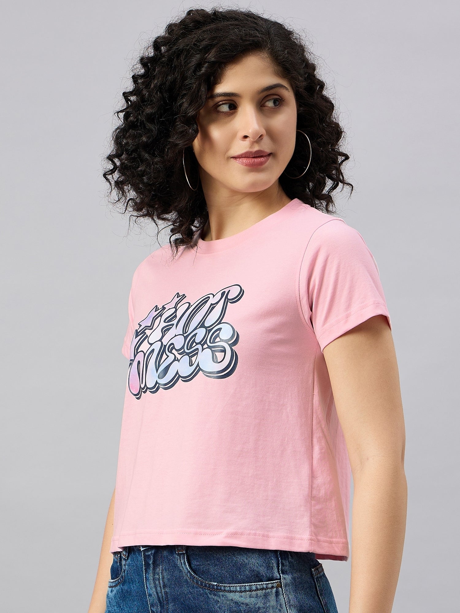WOMEN PRINTED REGULAR FIT TSHIRT - Reprise