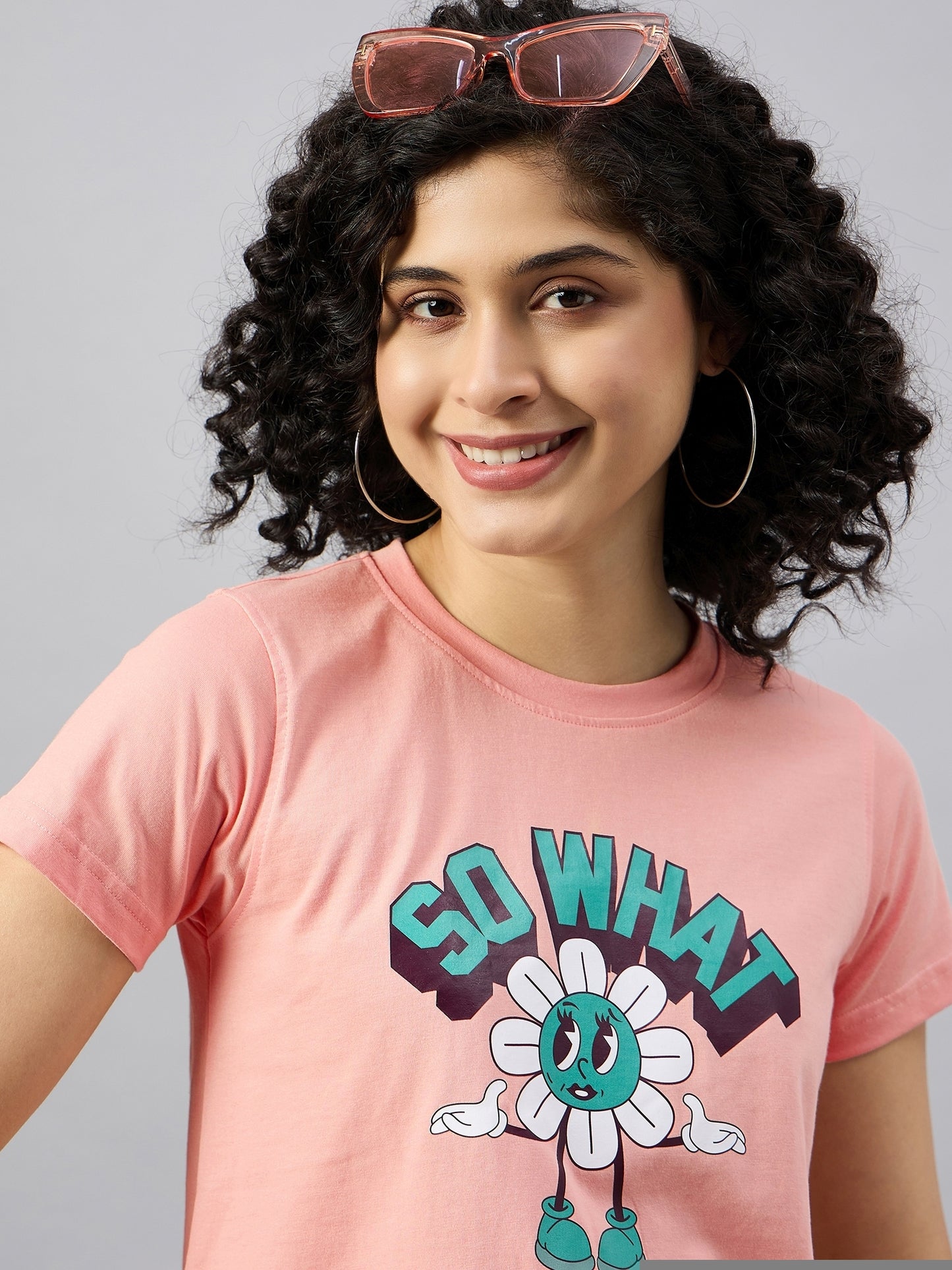WOMEN PRINTED REGULAR FIT TSHIRT - Reprise