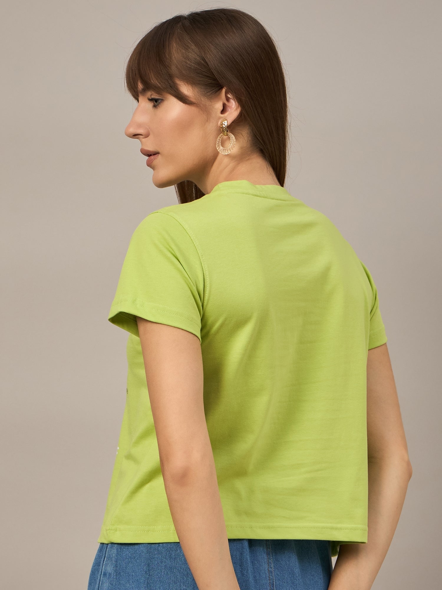 WOMEN PRINTED REGULAR FIT TSHIRT - Reprise