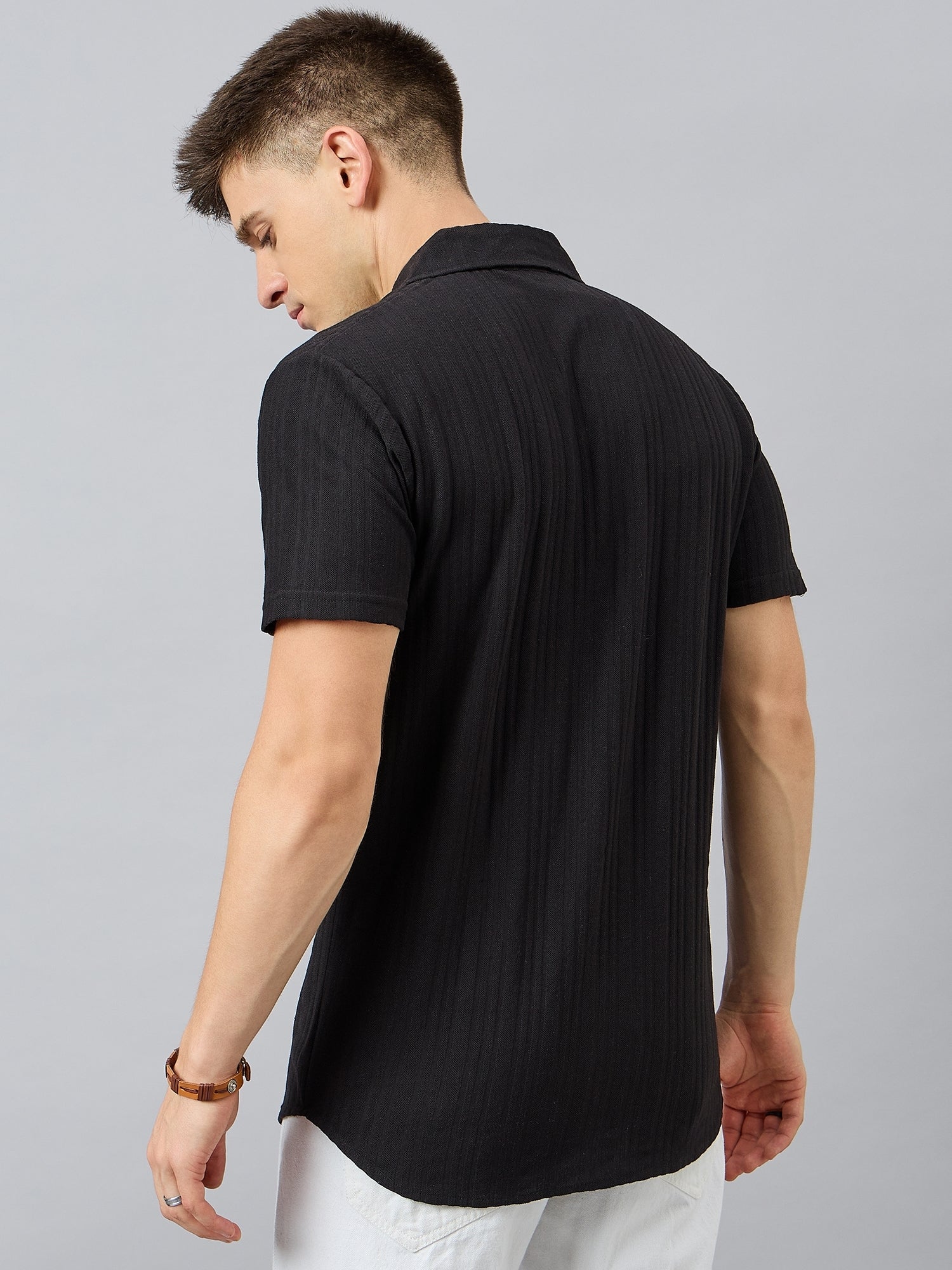 Regular Fit Spread Collar Shirt - Reprise