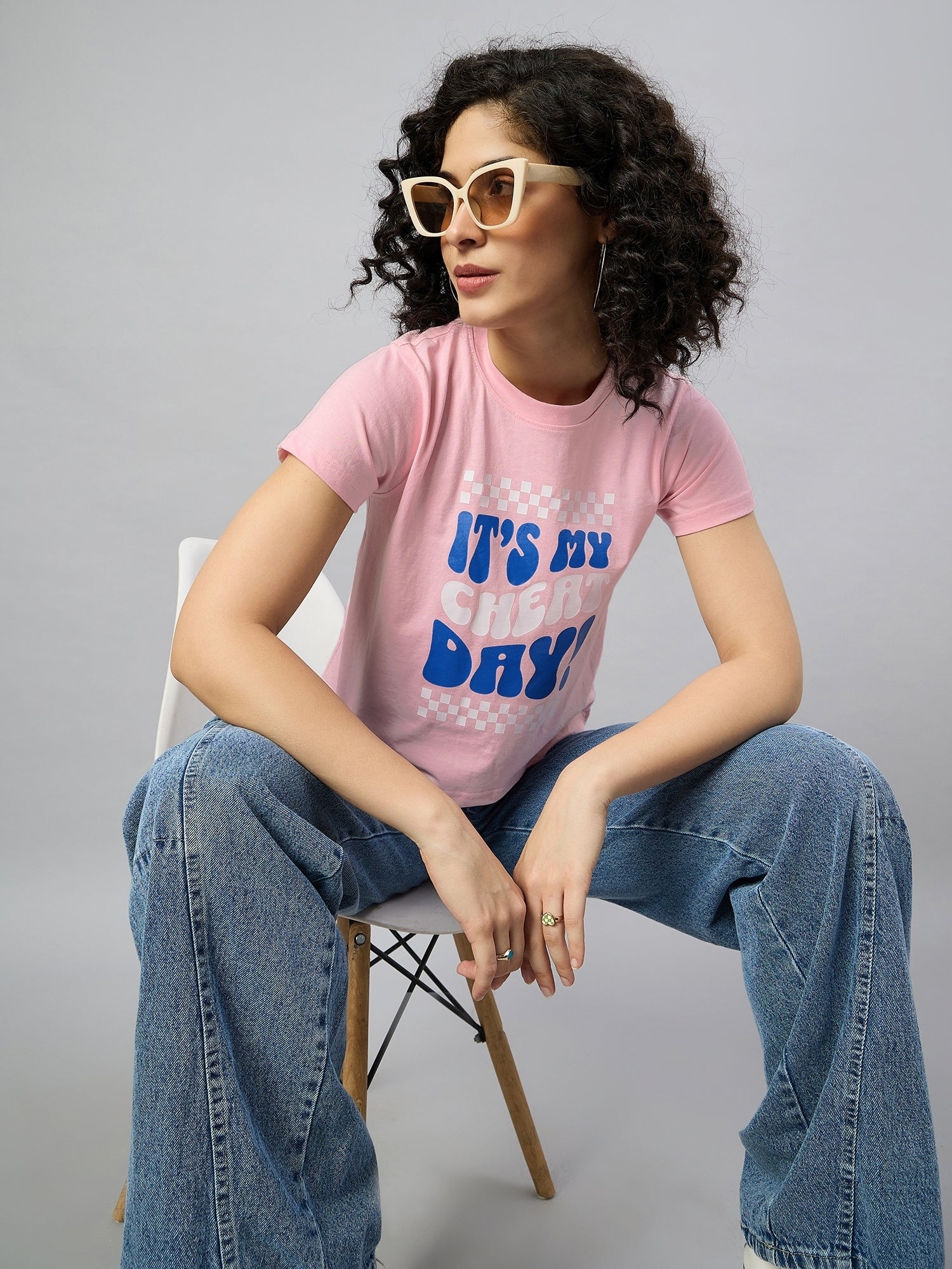WOMEN PRINTED REGULAR FIT TSHIRT - Reprise