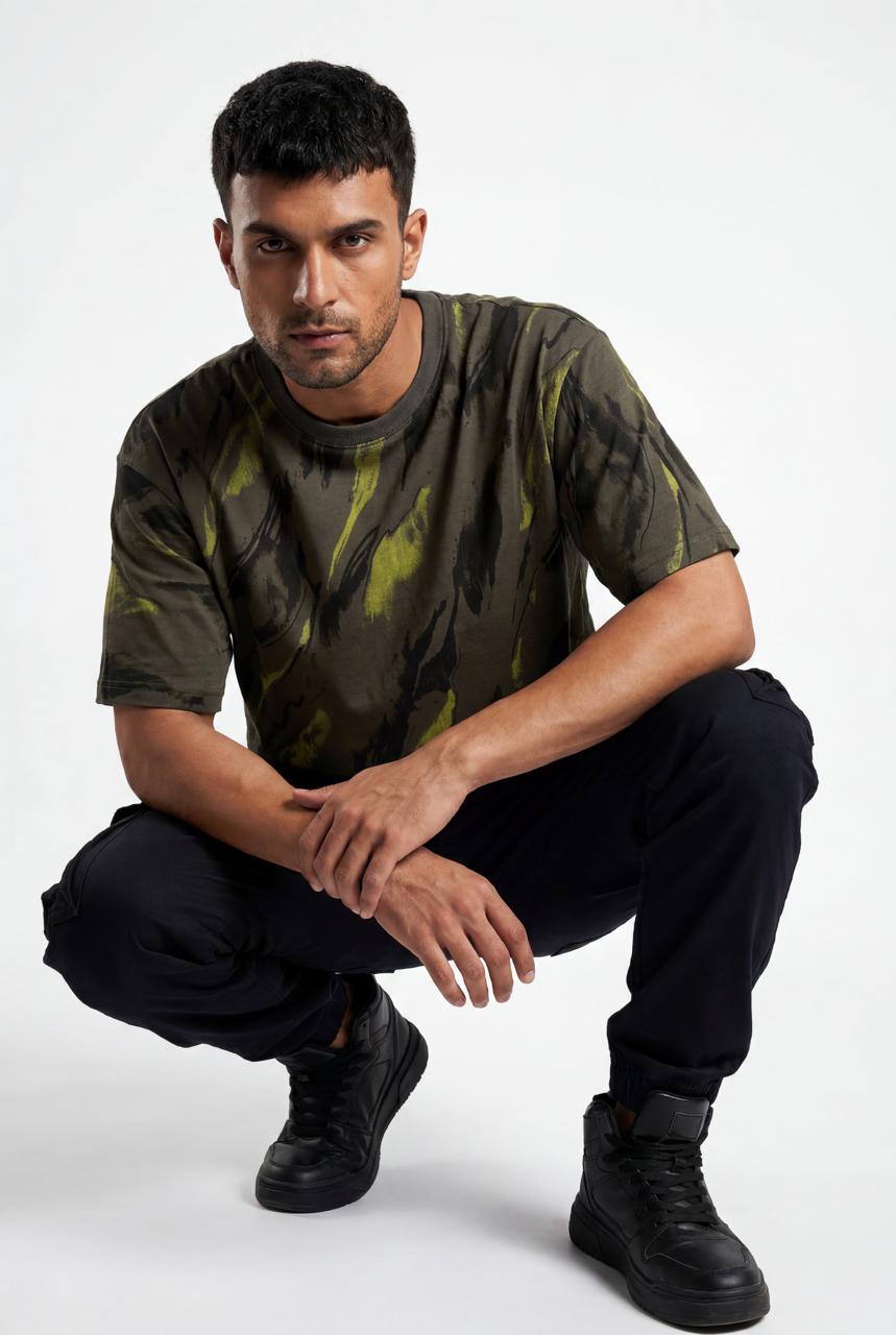 Men Printed Round Neck T-shirt - Reprise