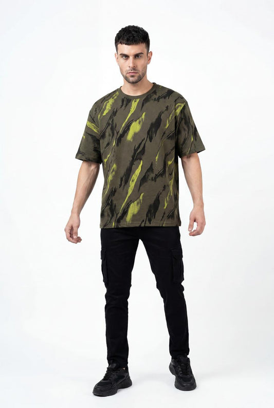 Men Printed Round Neck T-shirt - Reprise