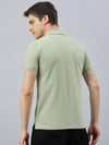 Men's Green Cotton Polo T-Shirts - Reprise