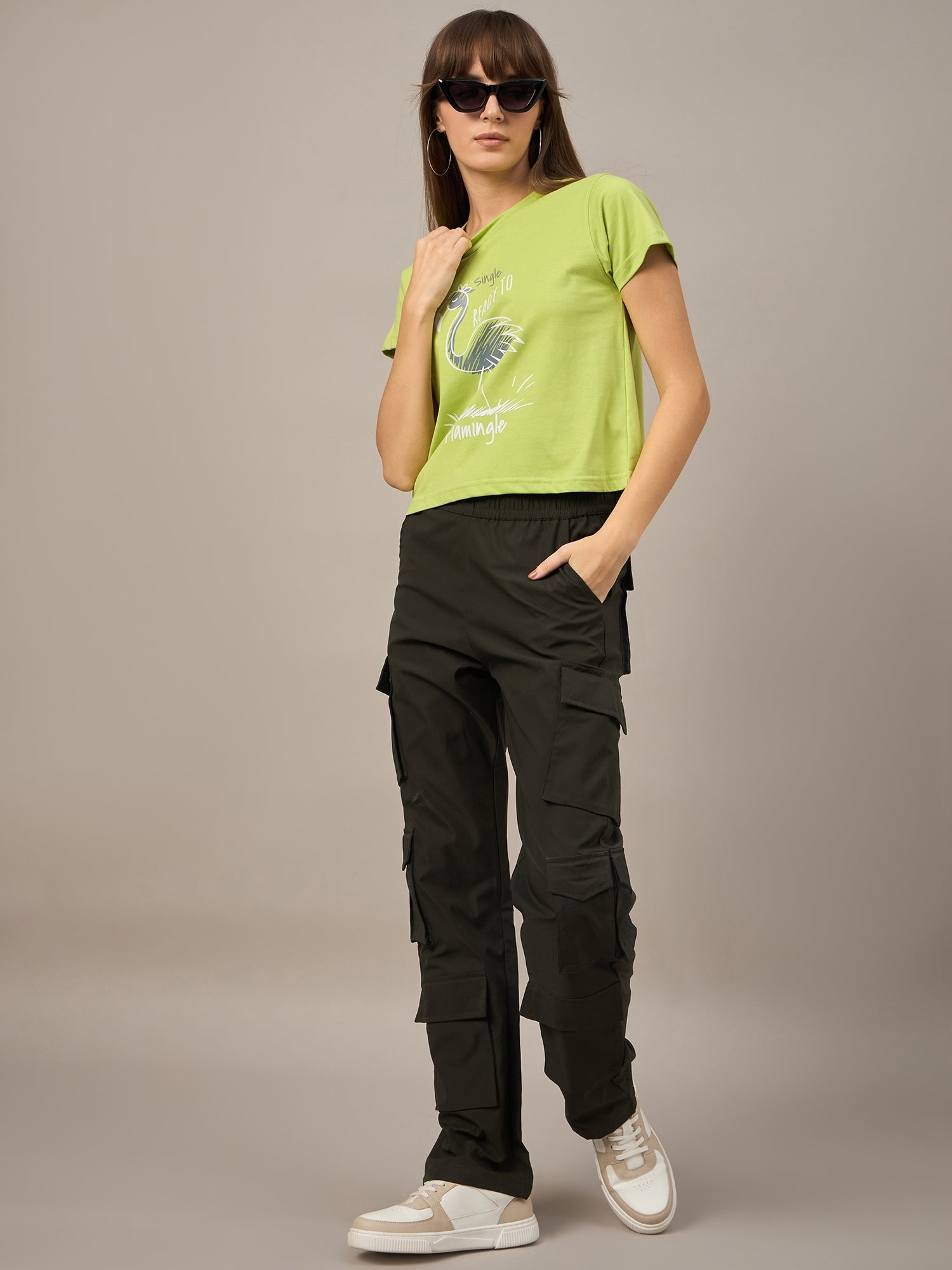 WOMEN PRINTED REGULAR FIT TSHIRT - Reprise